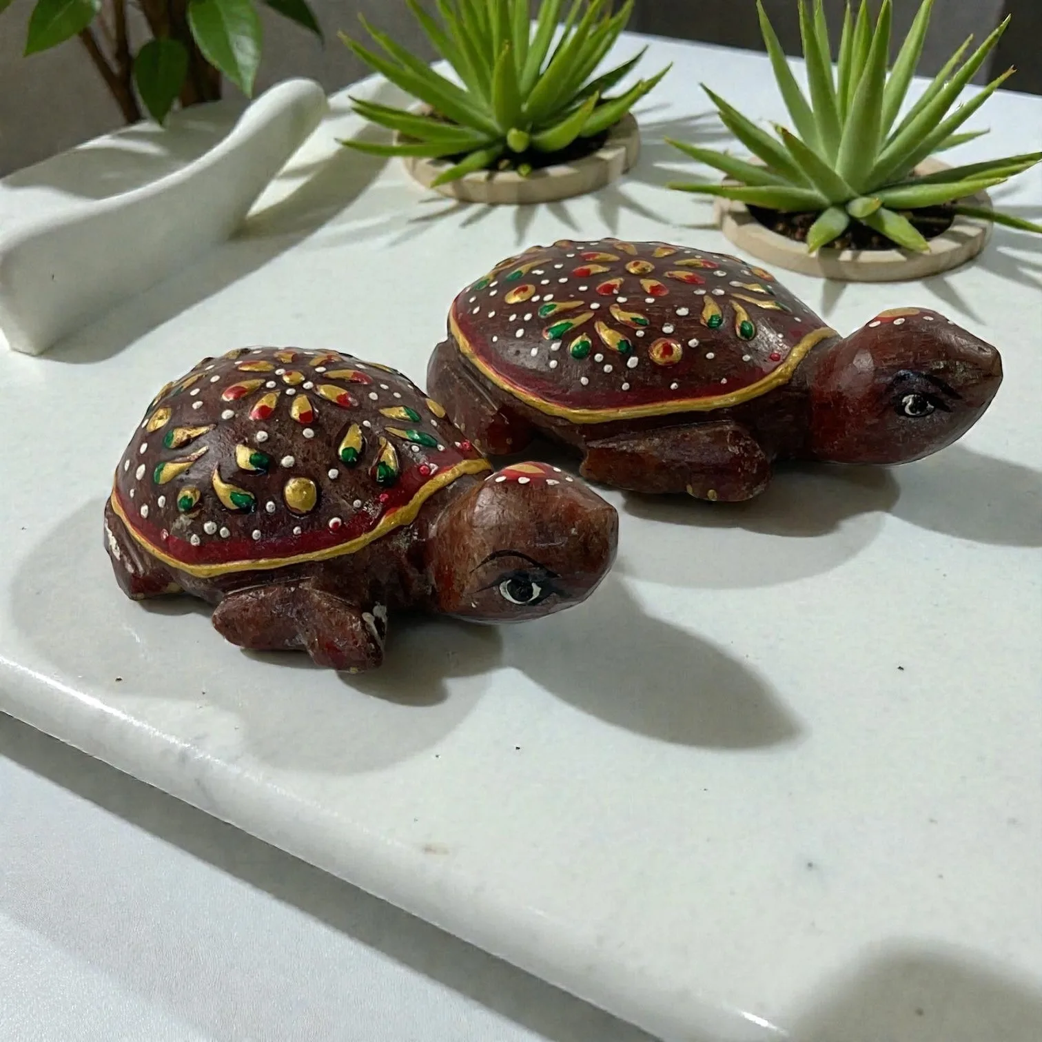 Red Aventurine Turtle