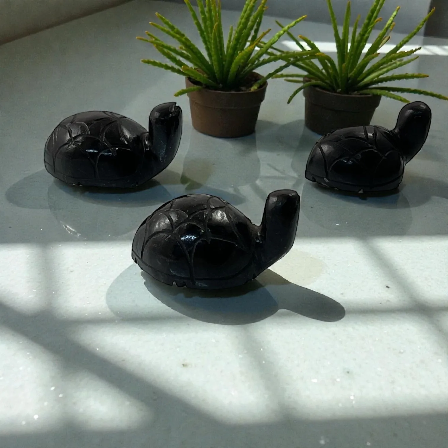 Black Agate Turtle