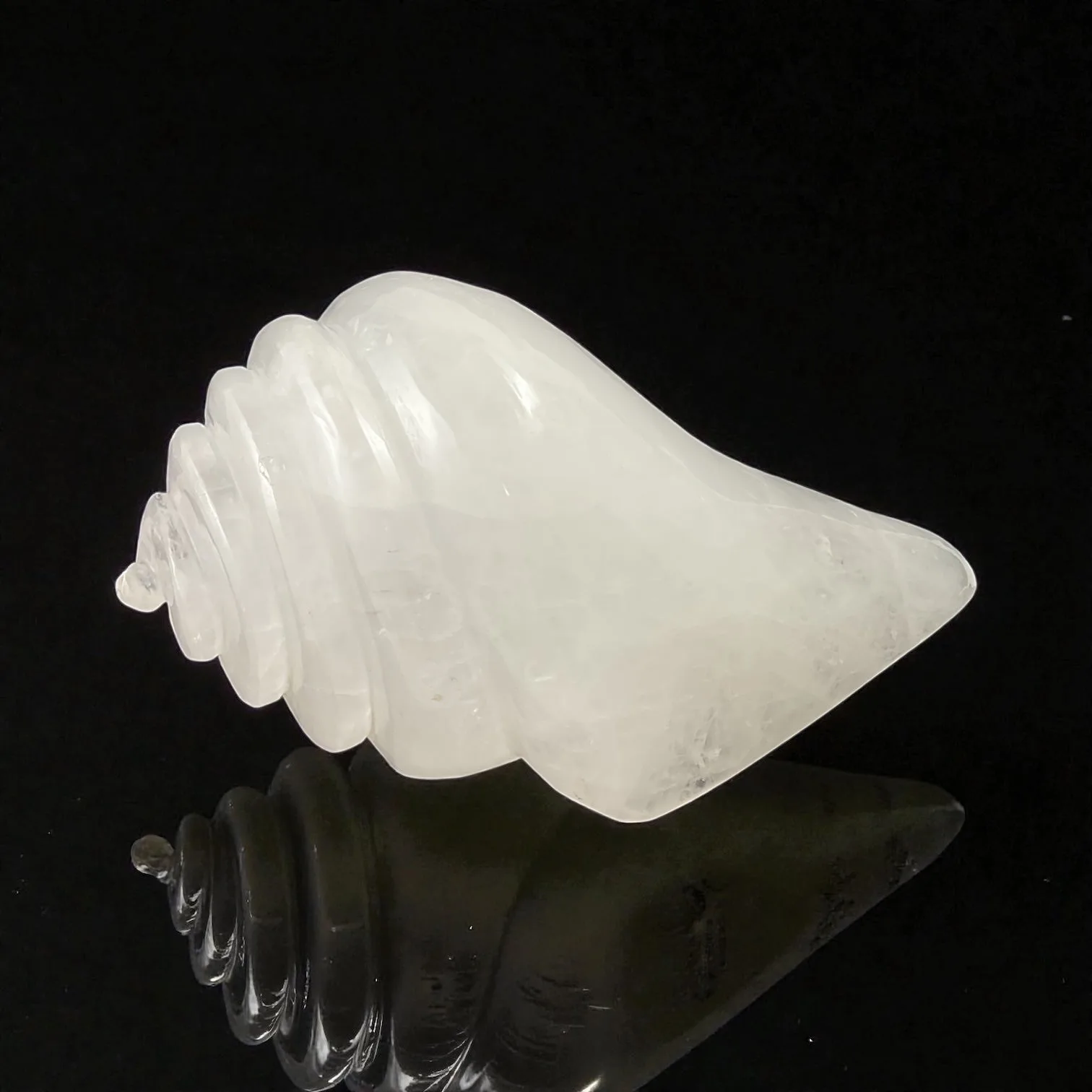 Crystal Quartz Shankh