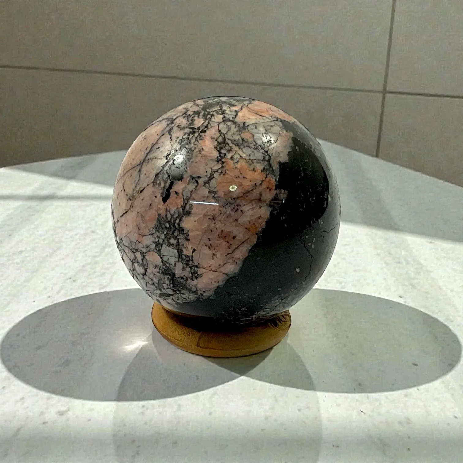 Pink tourmaline Ball
