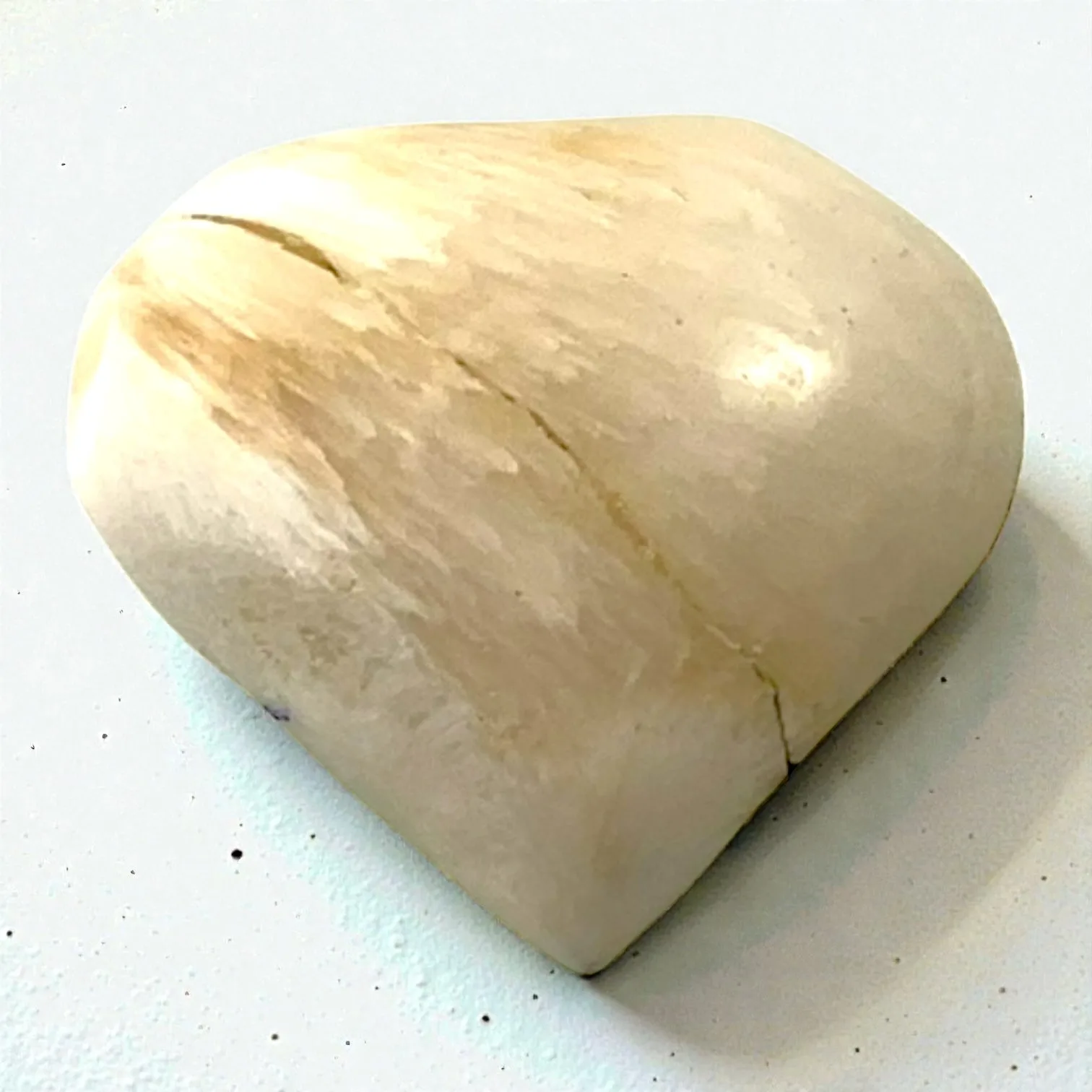 White Agate Heart