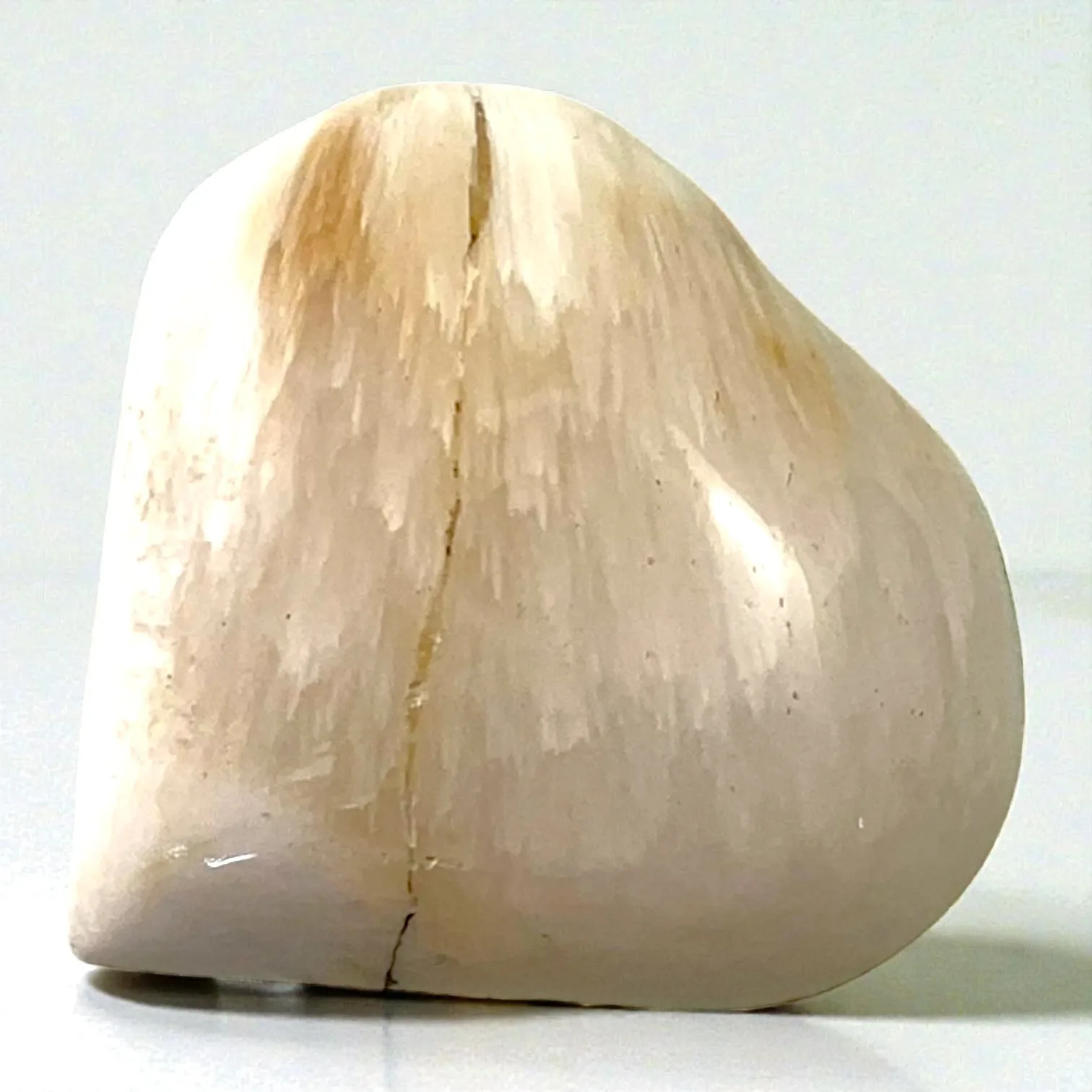 White Agate Heart