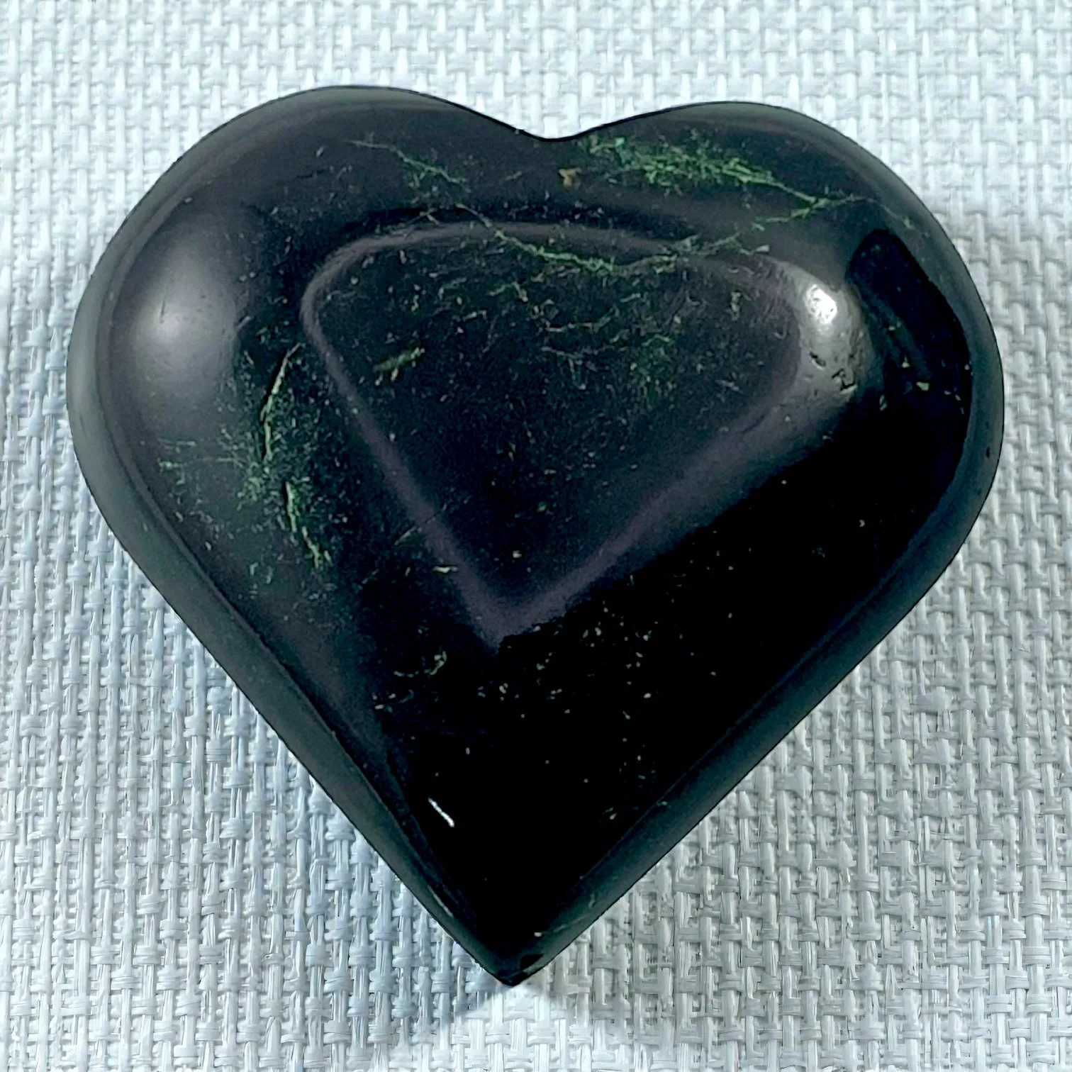 Black Tourmaline Heart