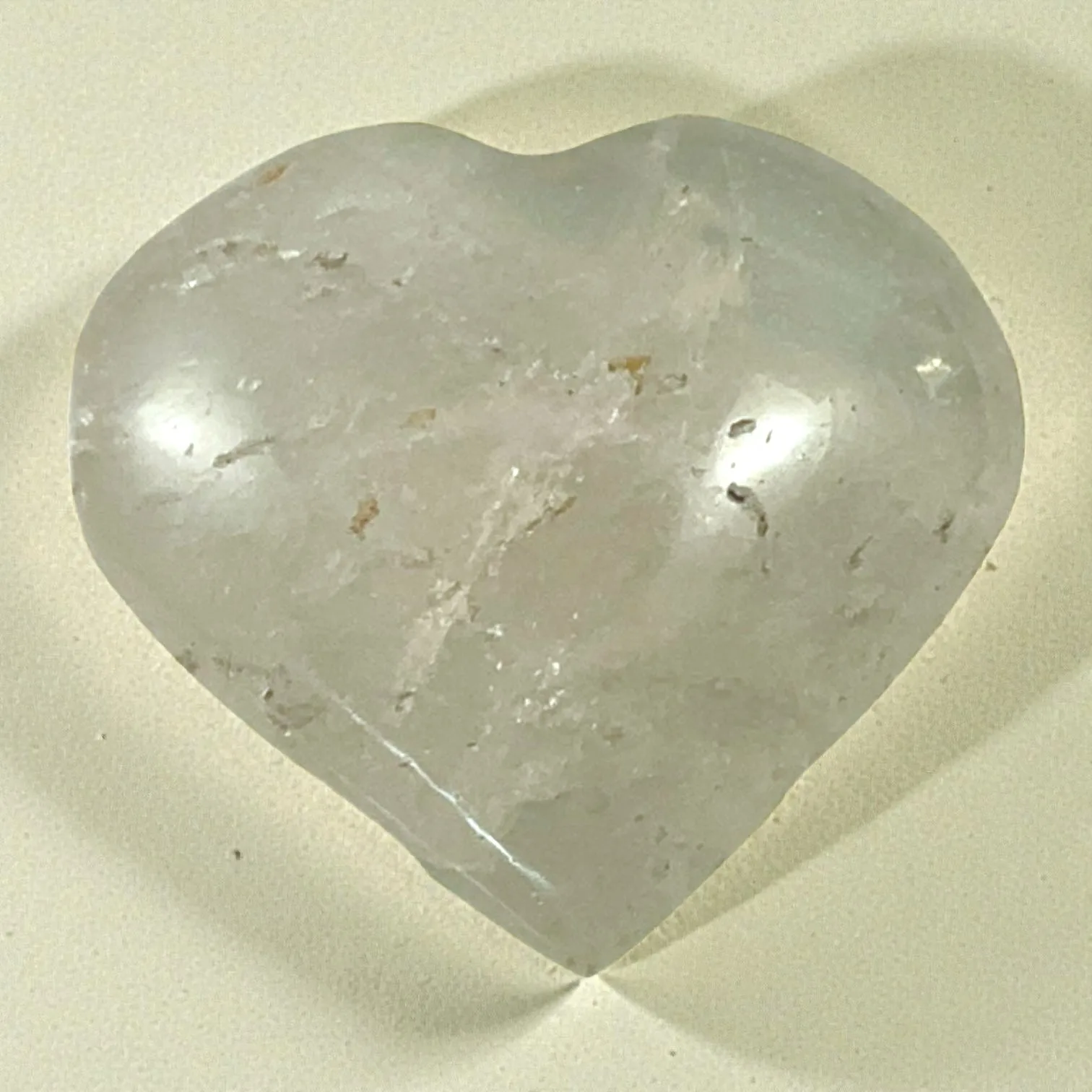 Clear Quartz Heart