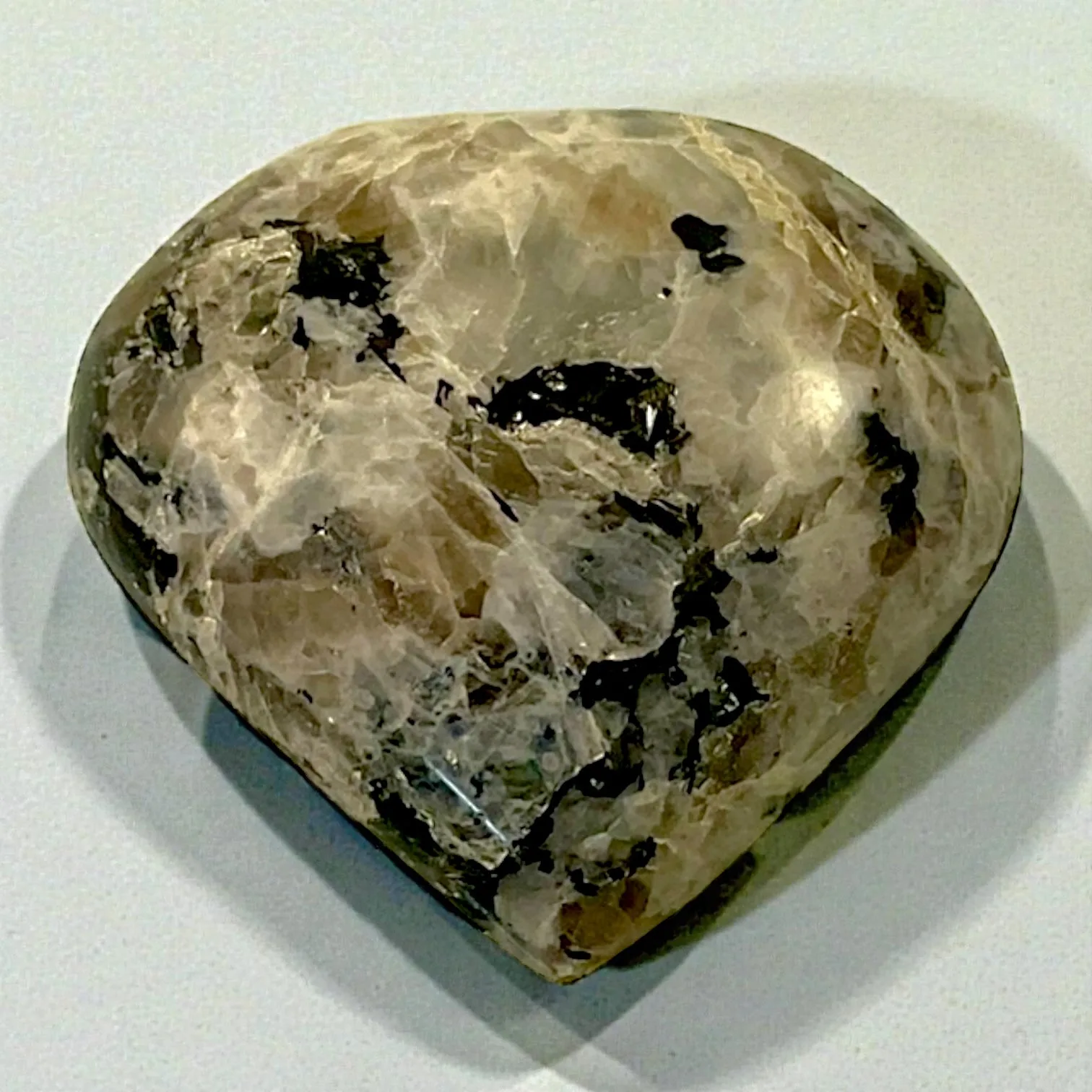 Moonstone Heart Stone