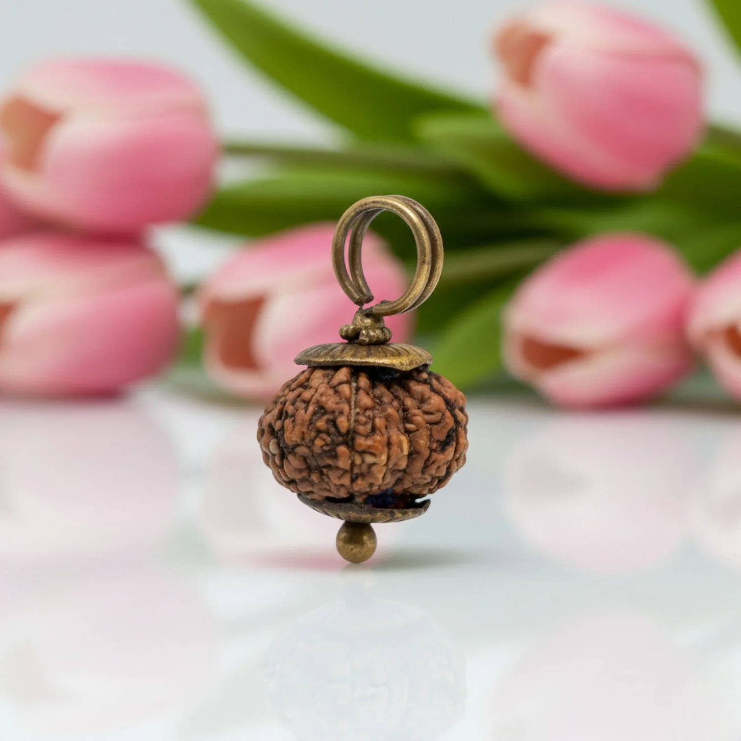 14 Mukhi Rudraksha Gold Plated Pendant