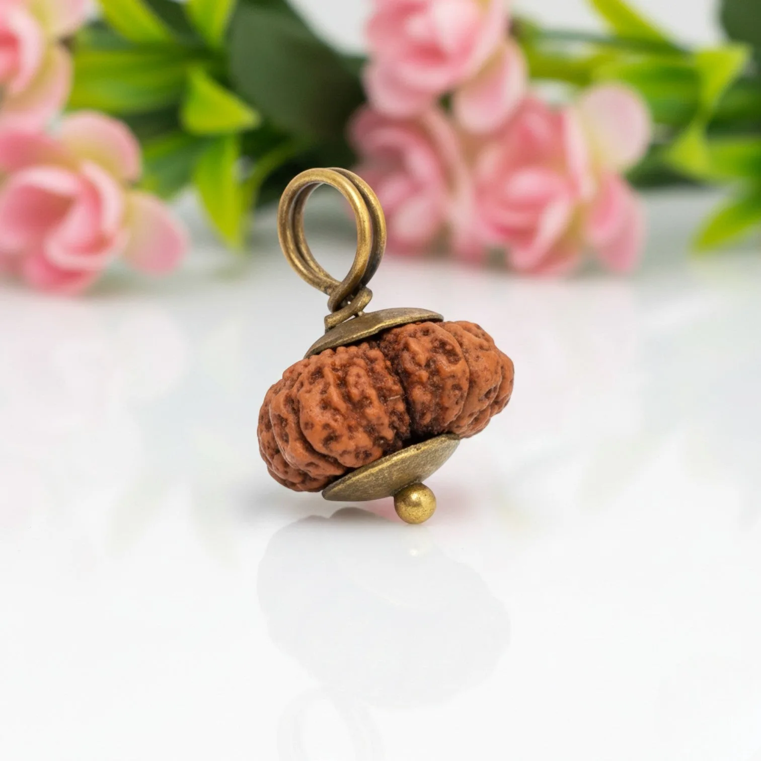 14 Mukhi Rudraksha Gold Plated Pendant