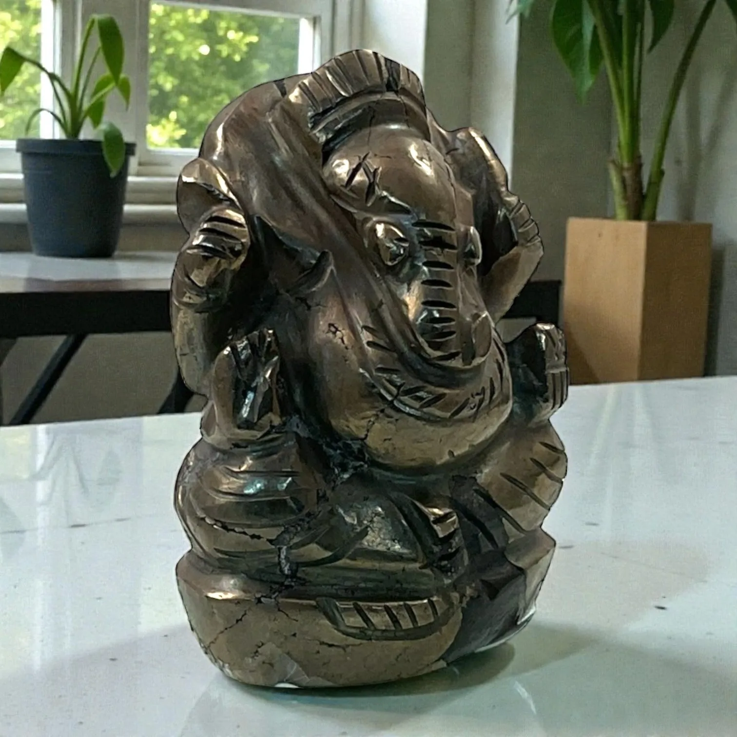 Pyrite Ganesha