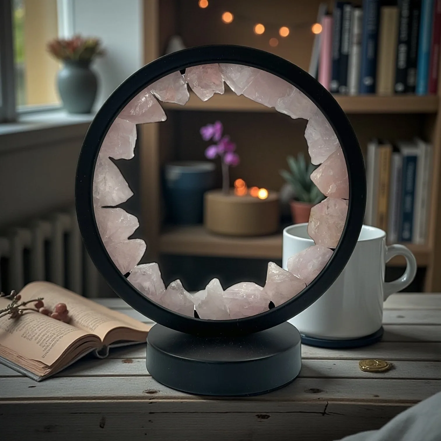 Rose Quartz Led Lamp