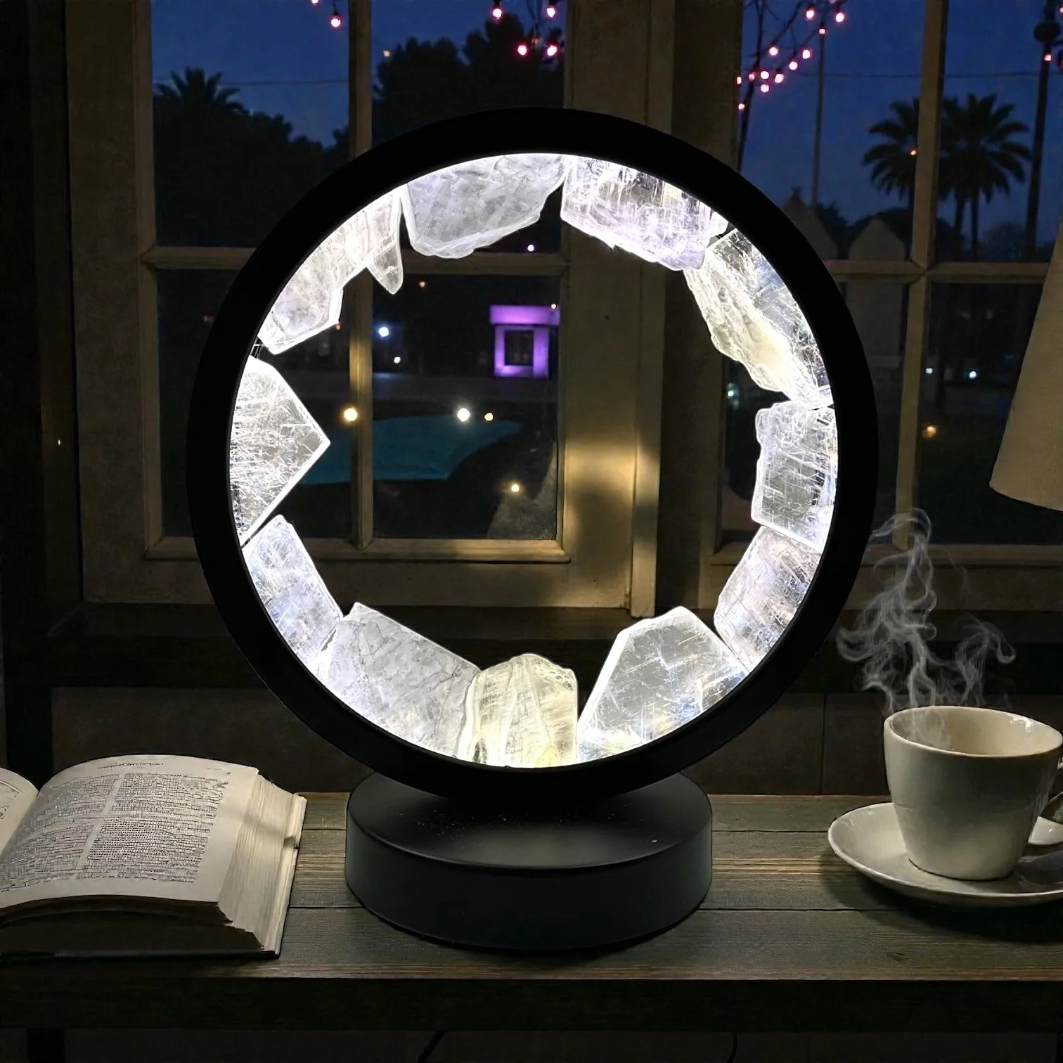Selenite Led Lamp