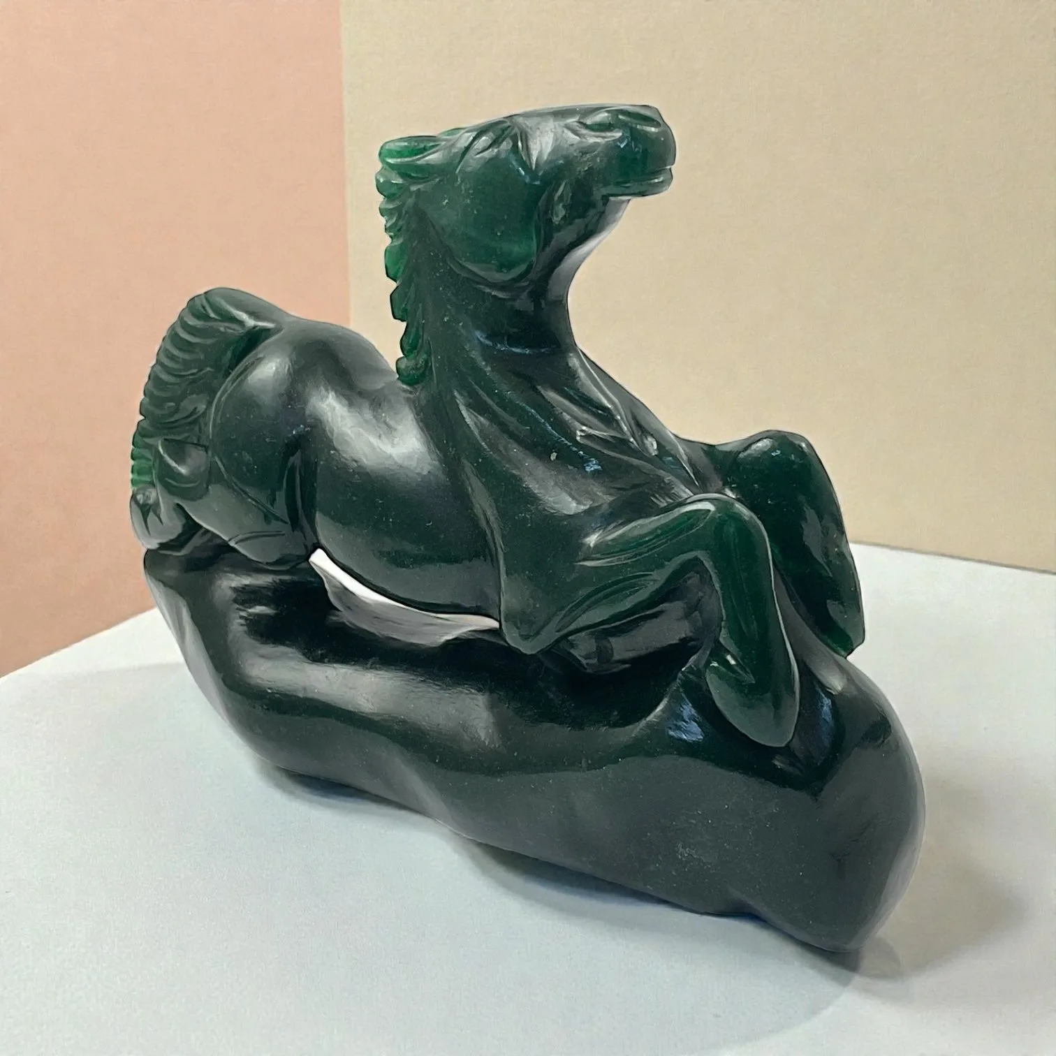 Green Aventurine Horse