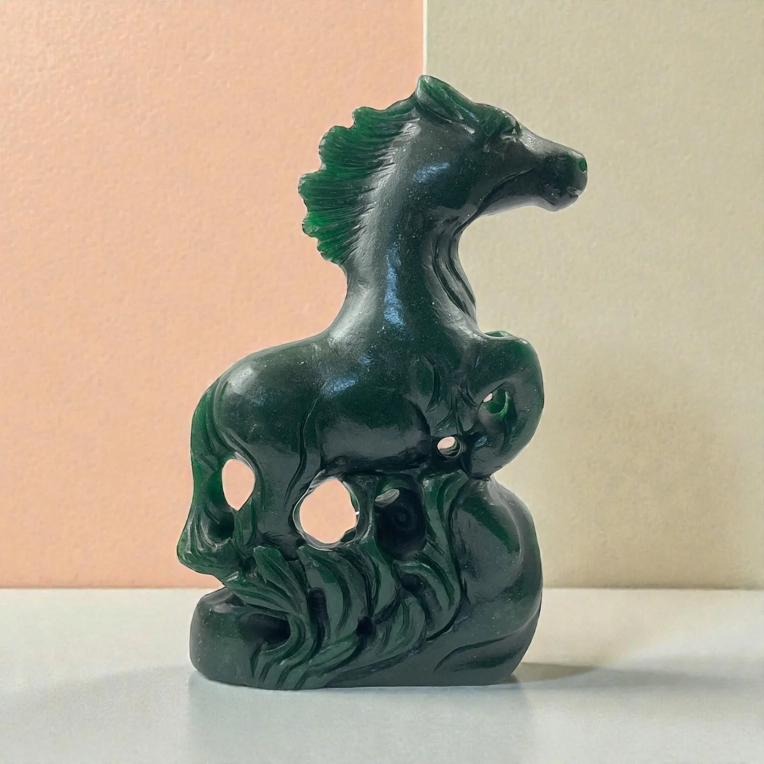 Green Aventurine Horse