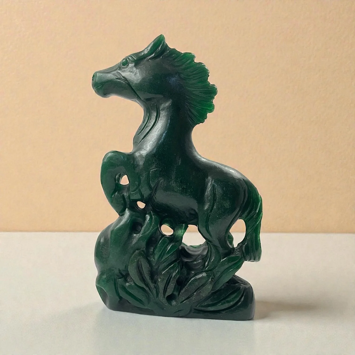 Green Aventurine Horse