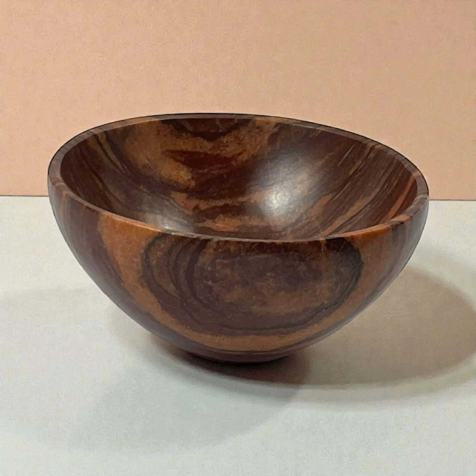 Brown Zebra Jasper Bowl