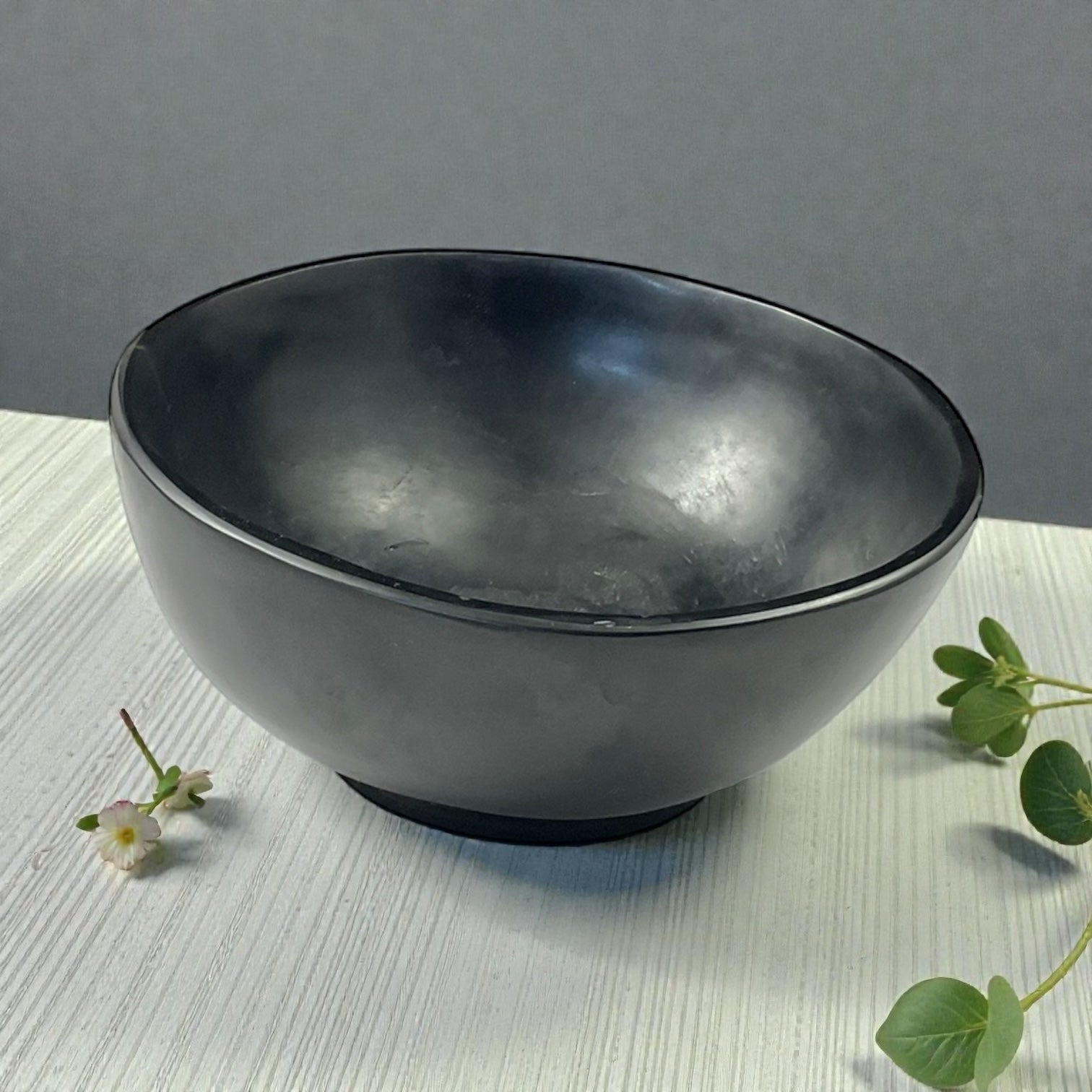 Black Obsidian Bowl