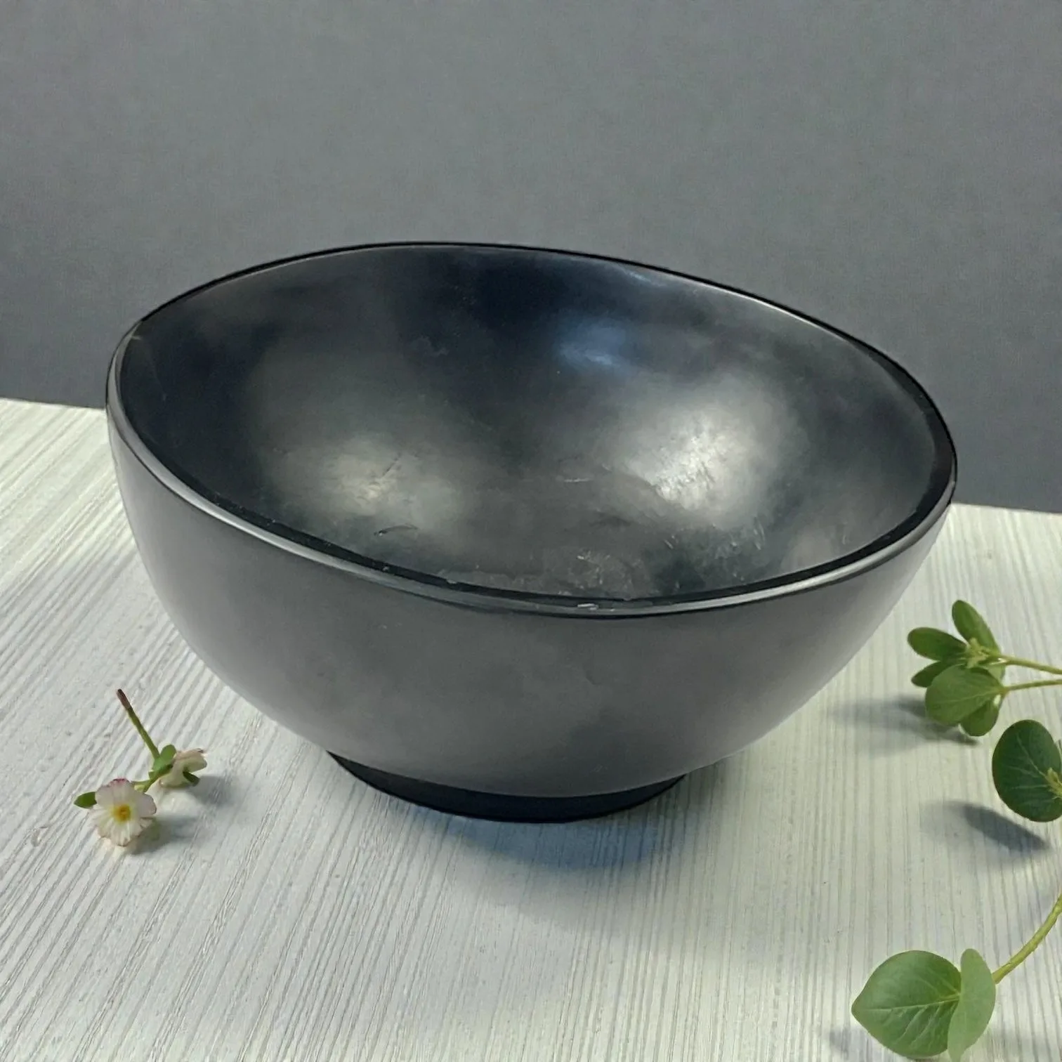 Black Obsidian Bowl
