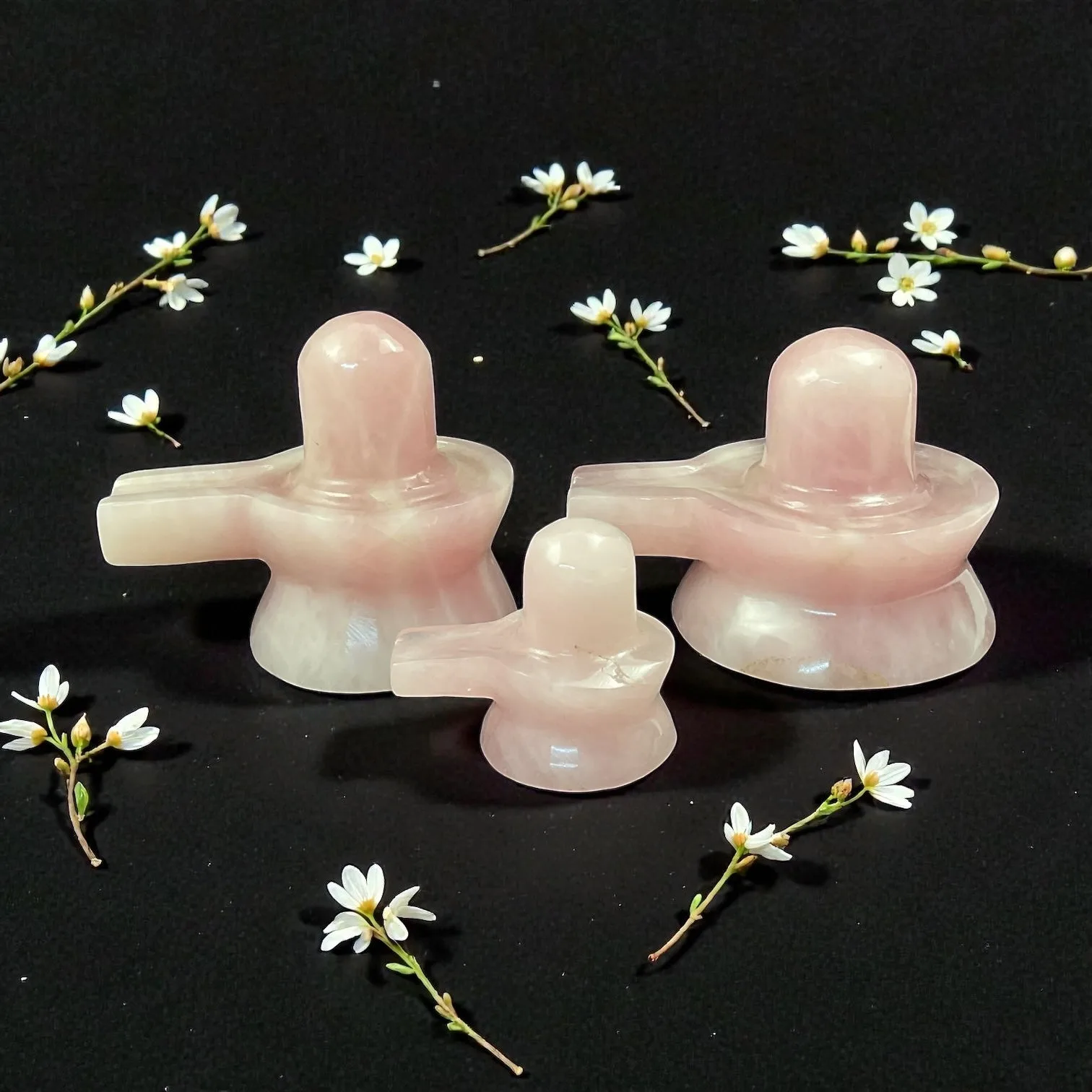 Rose Quartz Shivling