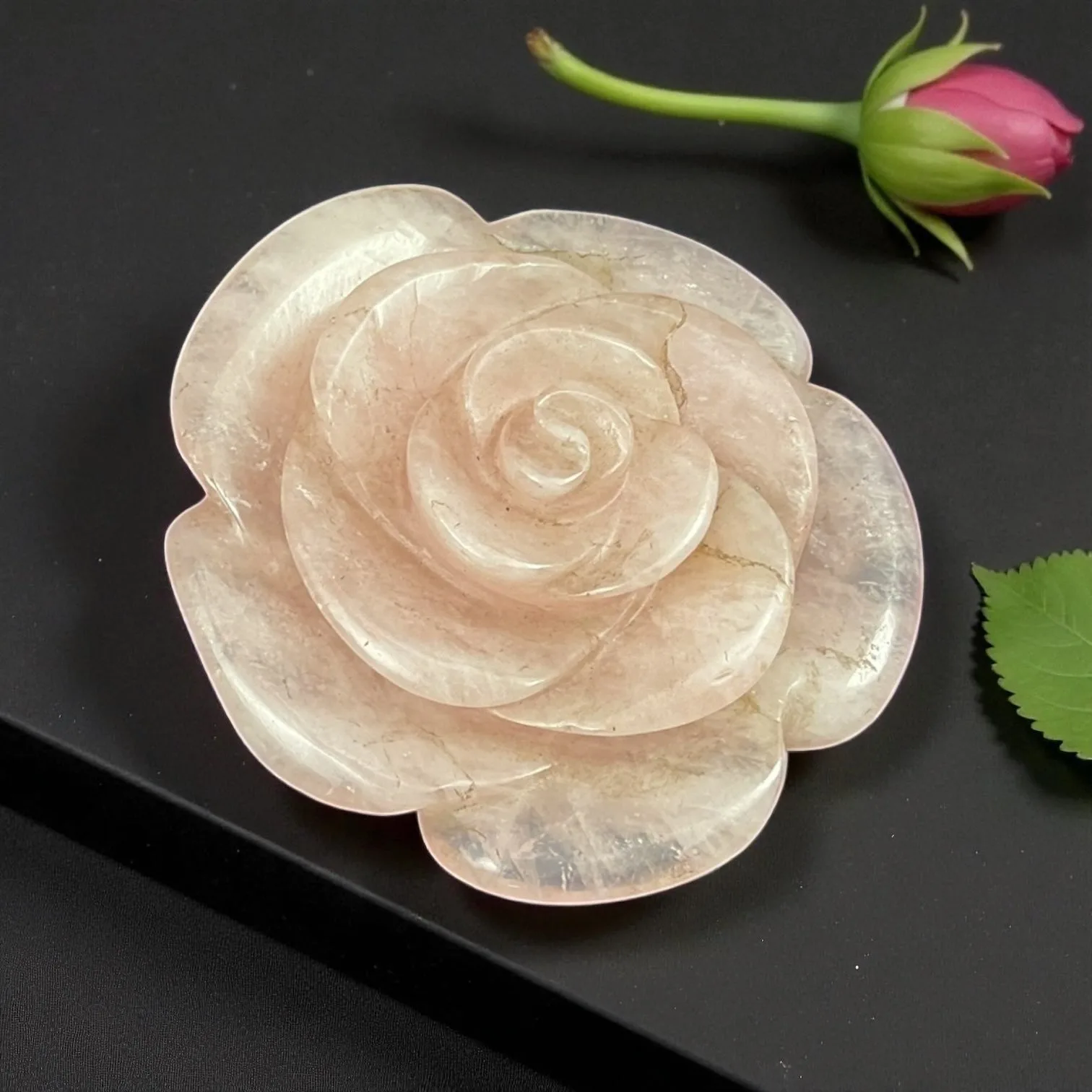 Rose Quartz Flower