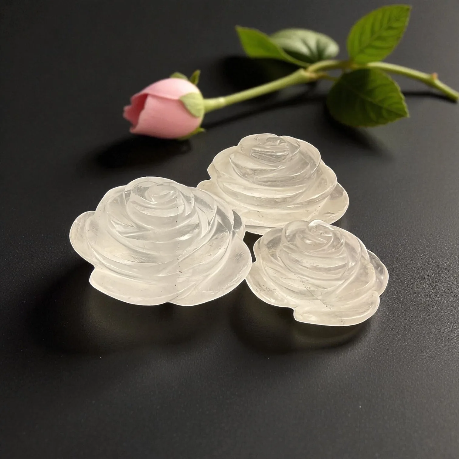 Clear Quartz Flower