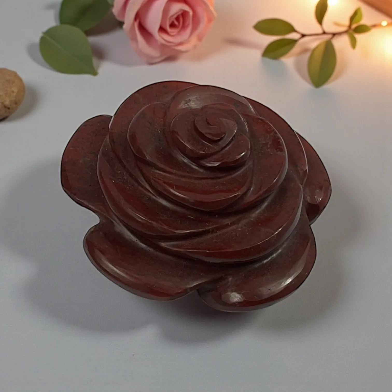 Red Jasper Flower