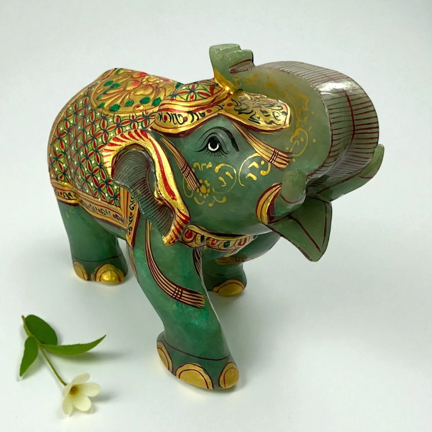 Green Aventurine Elephant