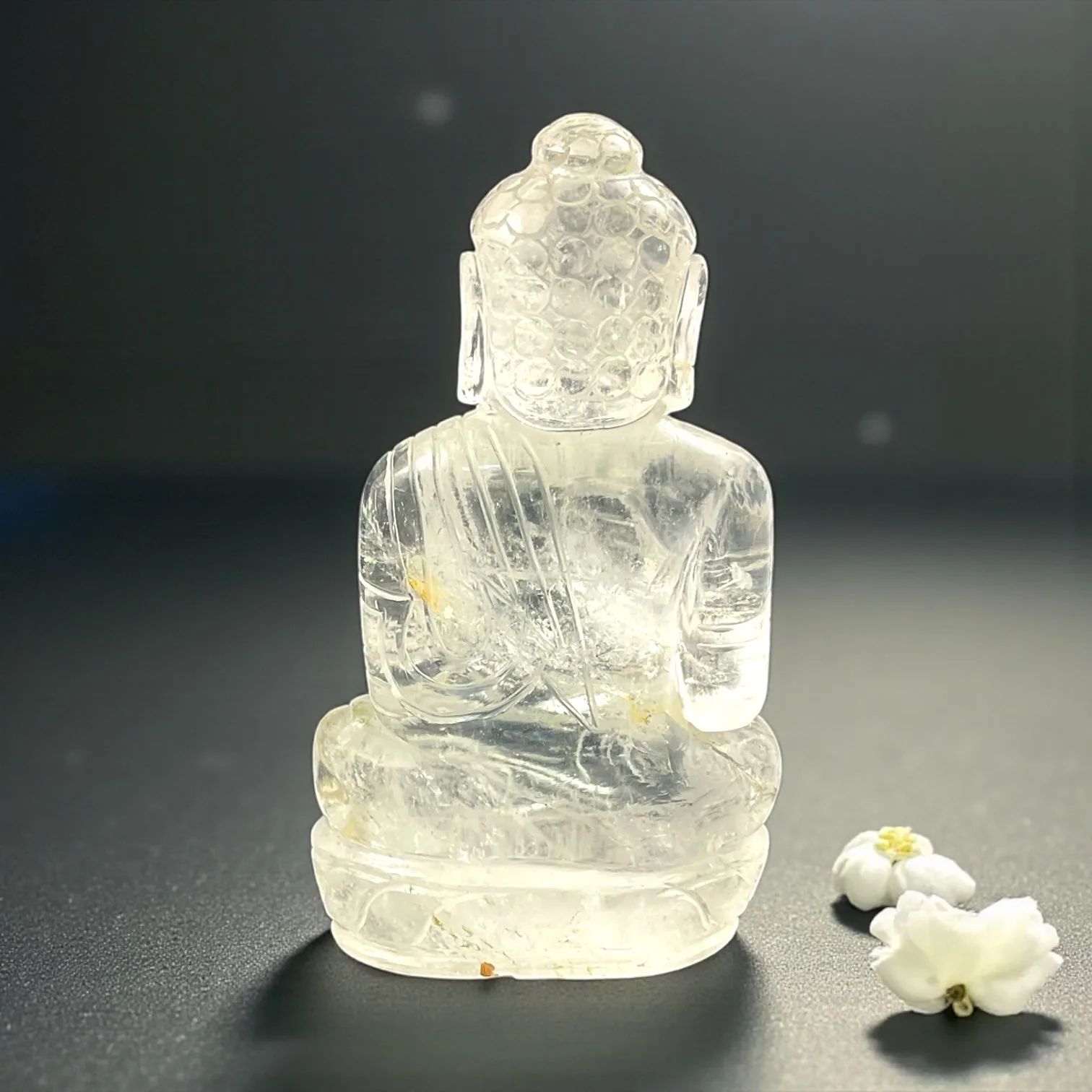Clear Quatz Buddha