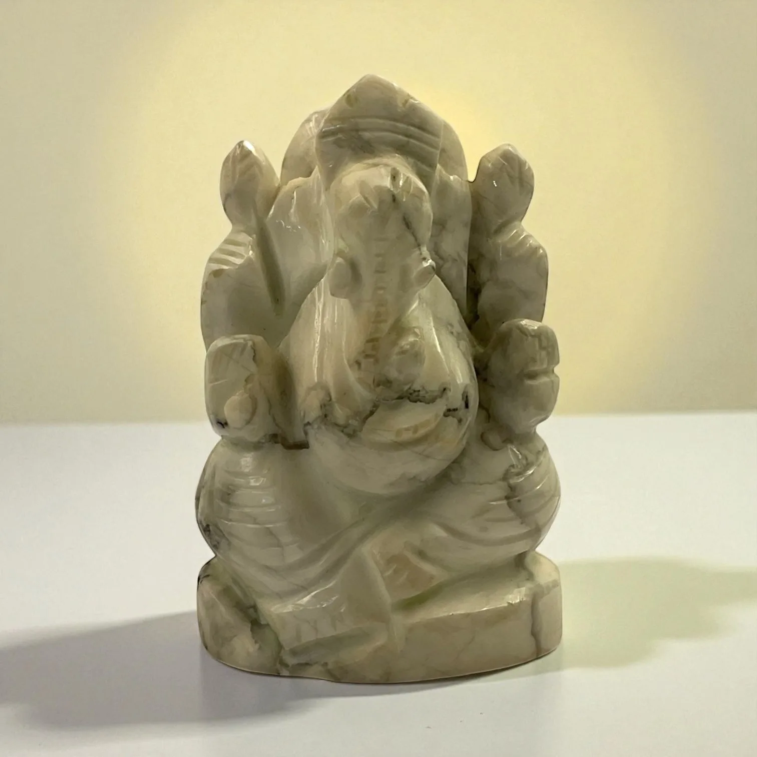 Howlite Ganesha