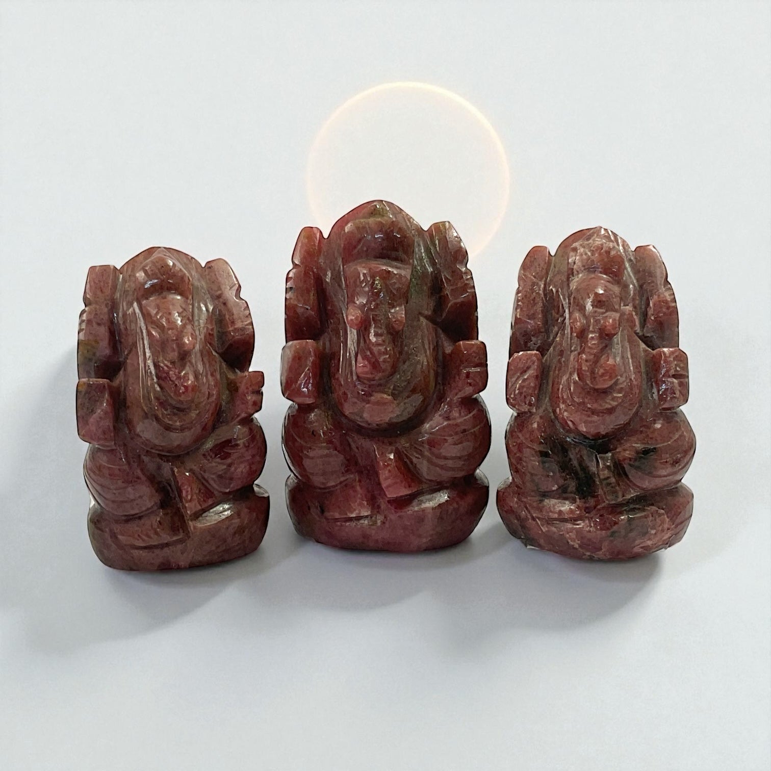 Rhodonite Ganesha