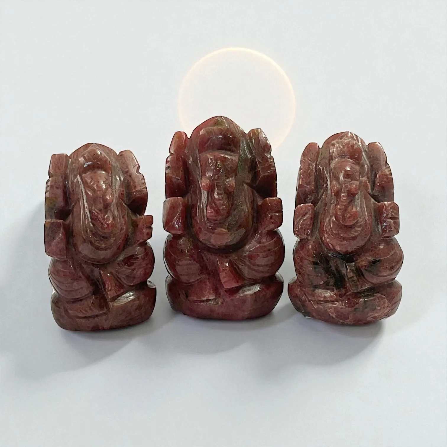 Rhodonite Ganesha