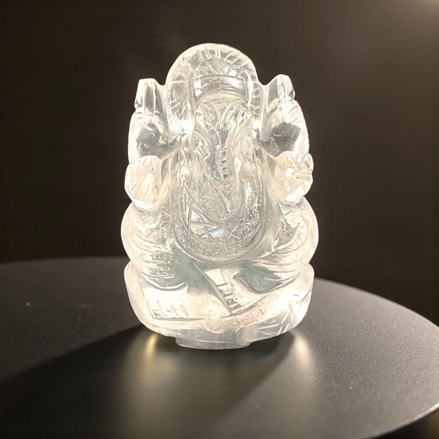 Clear Quartz Ganesha