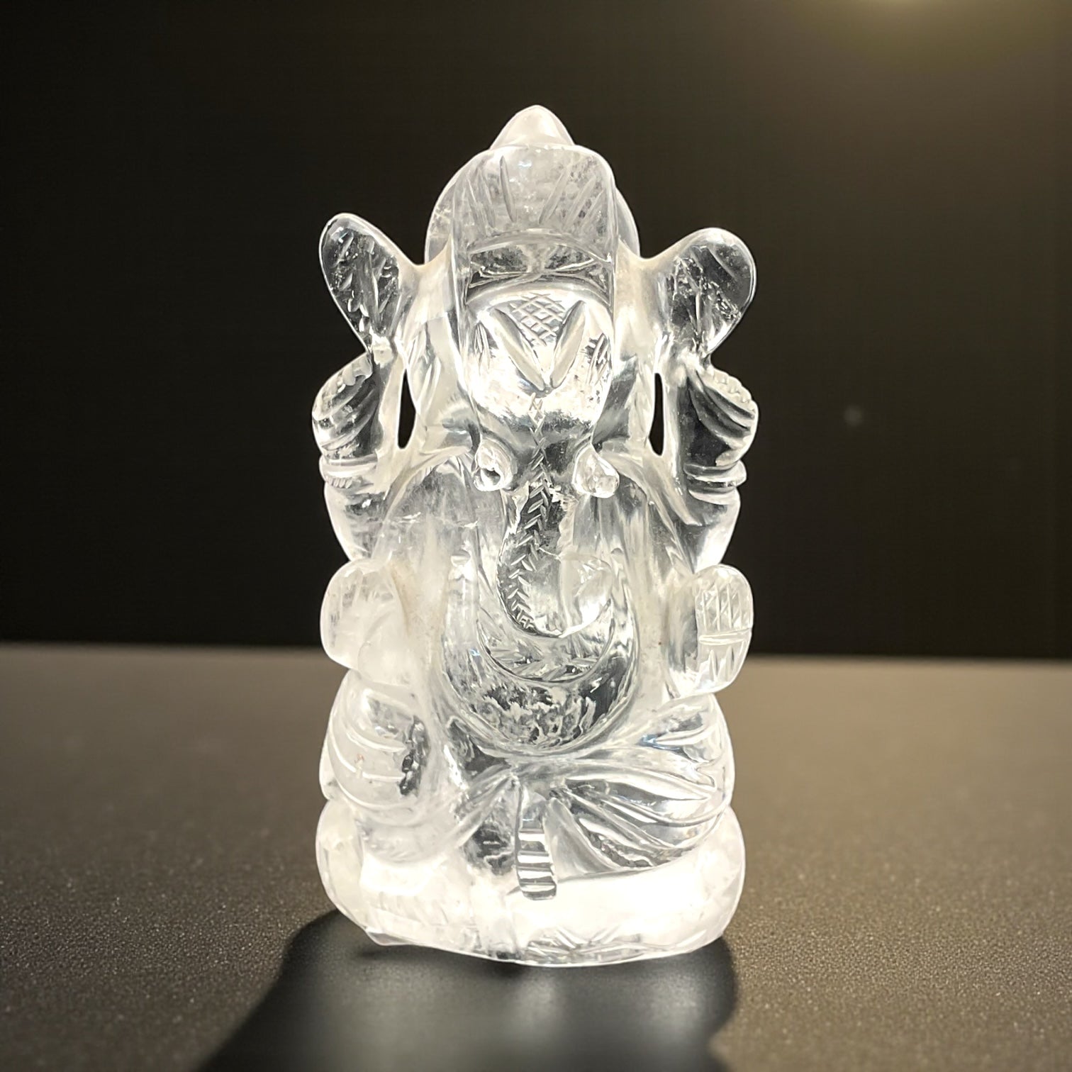 Clear Quartz Ganesha