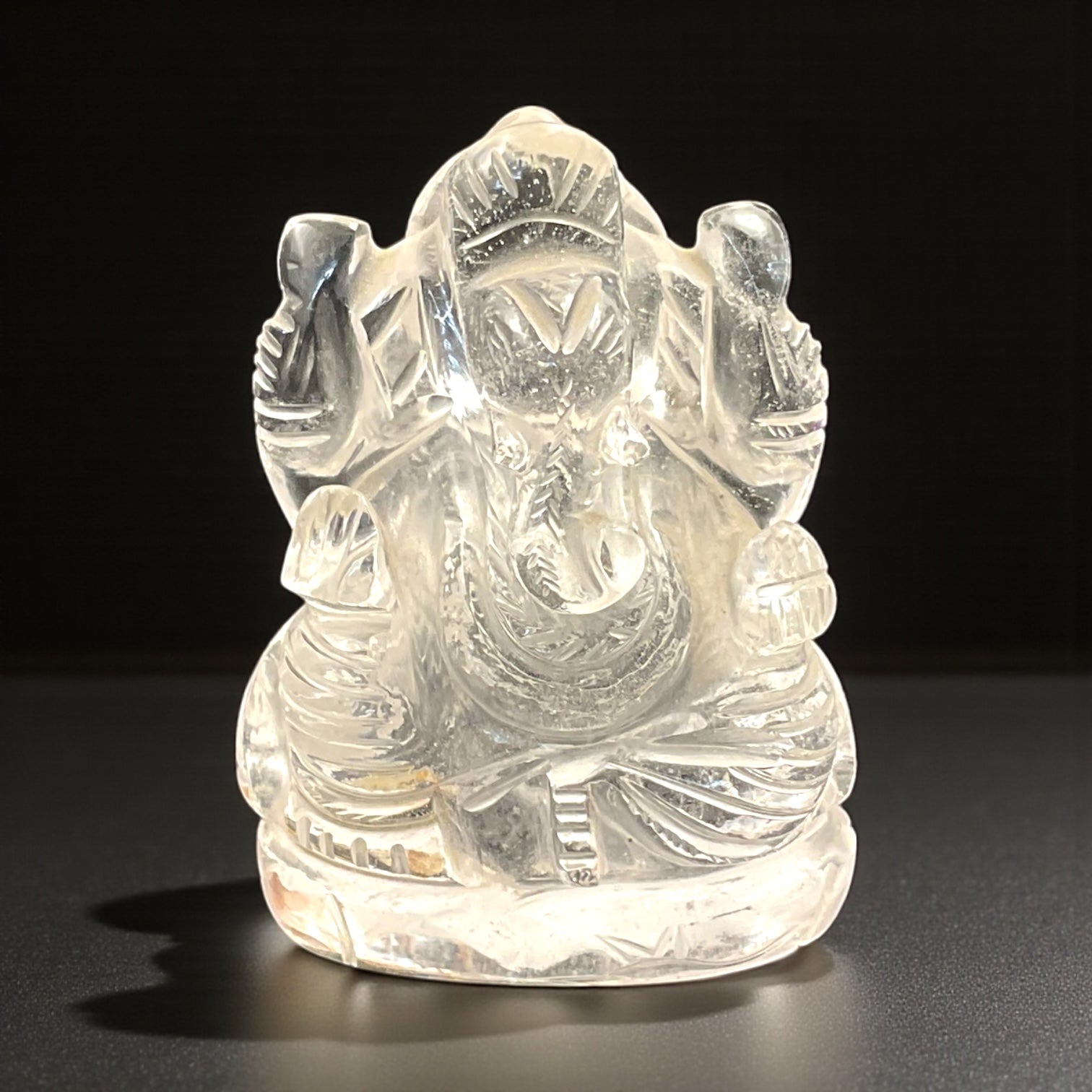 Clear Quartz Ganesha