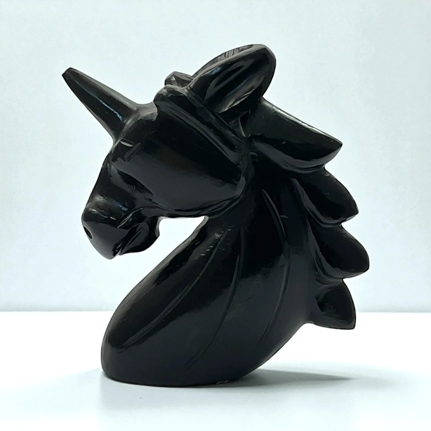 Black obsidian Unicone