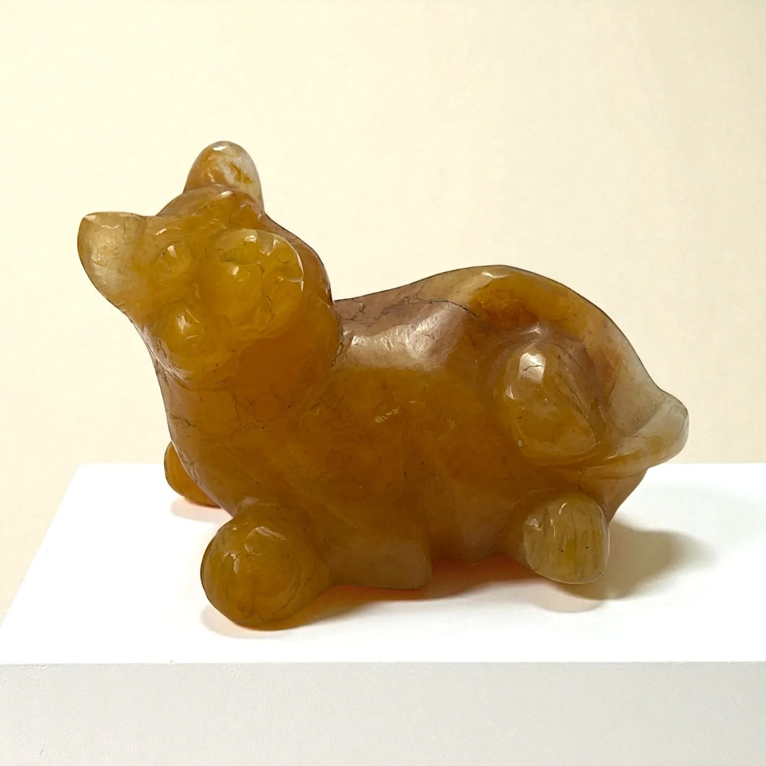 Yellow Aventurine Cat