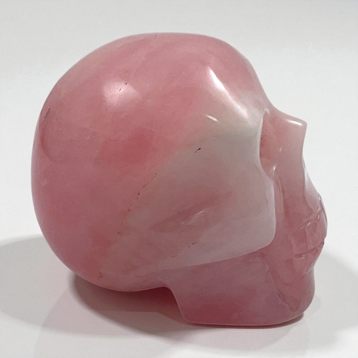 Rose Quartz Skull