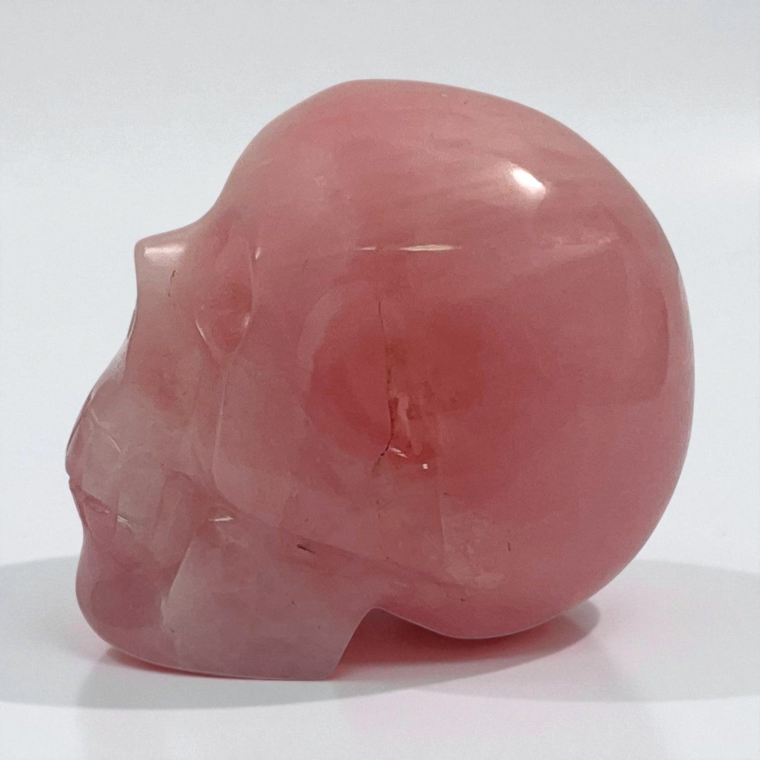 Rose Quartz Skull