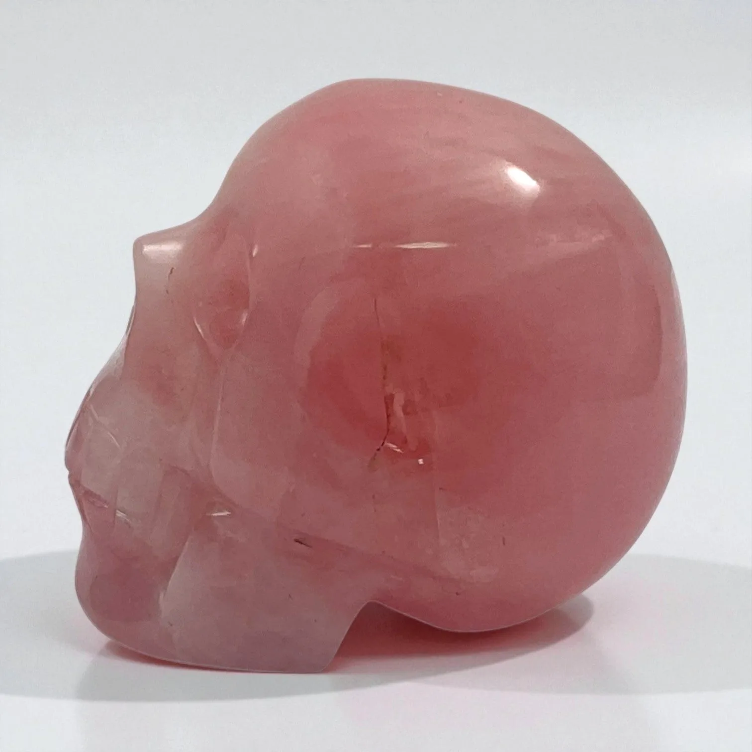 Rose Quartz Skull