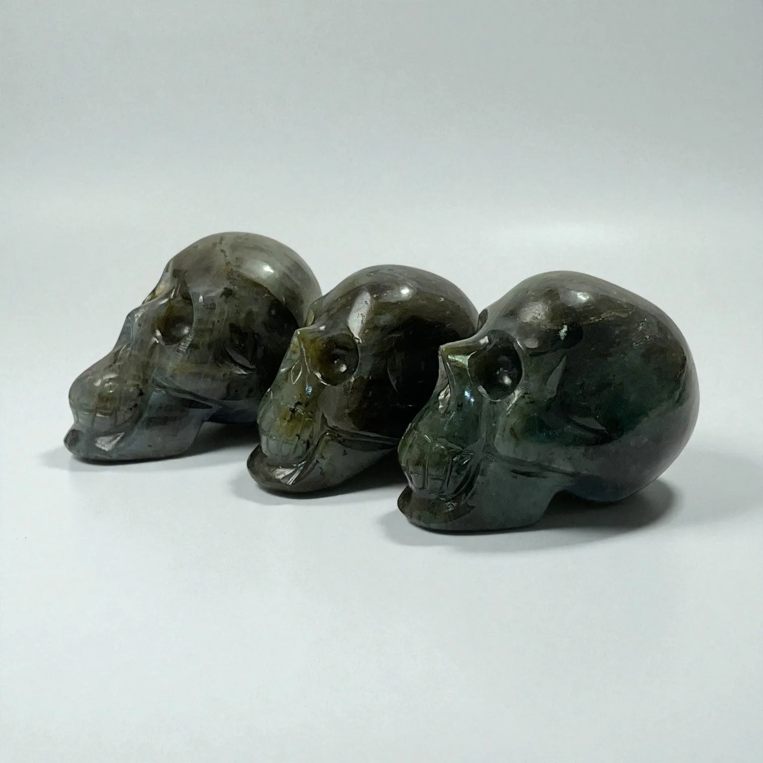 Labradorite Skull