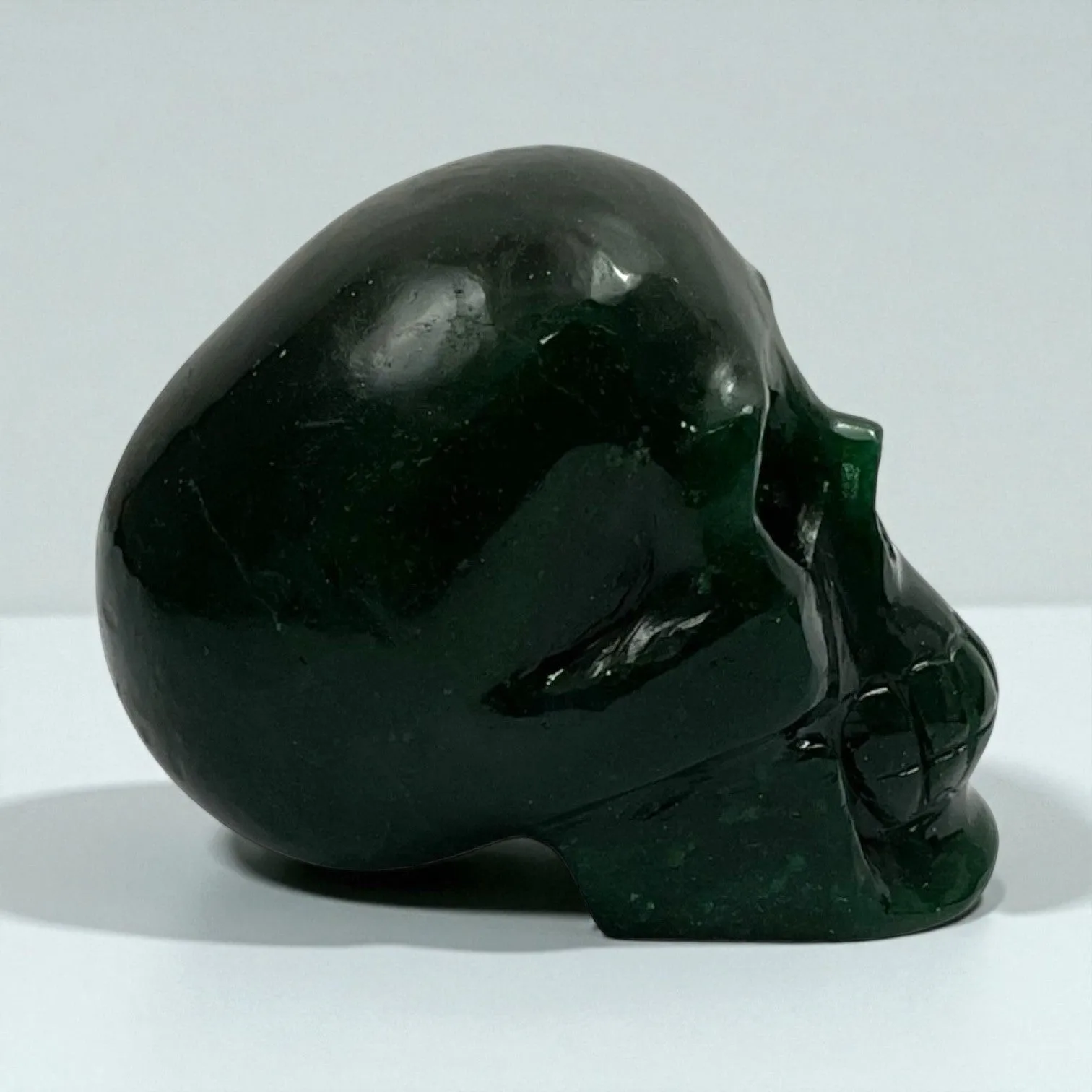 Green Aventurine Skull