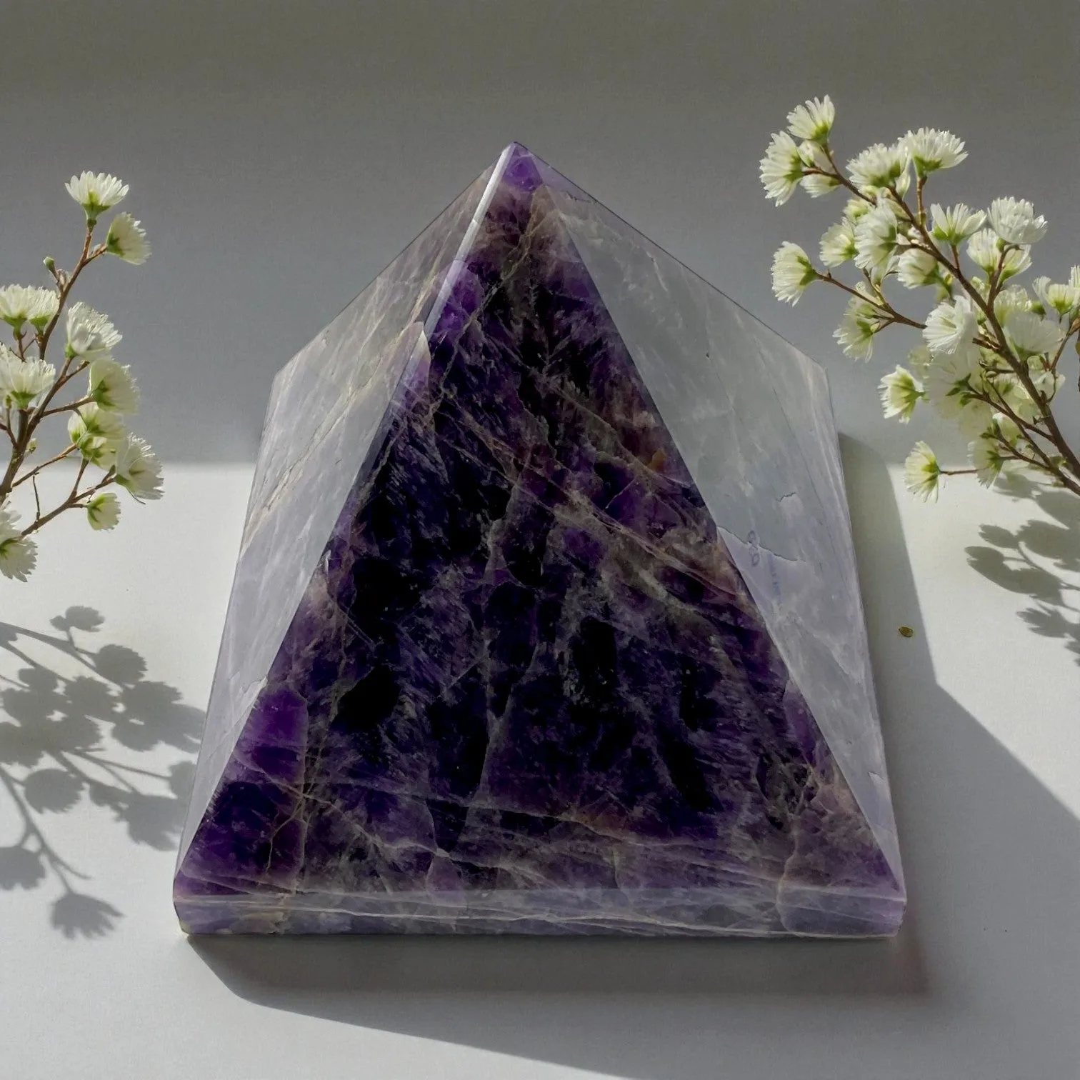 Amethyst pyramid