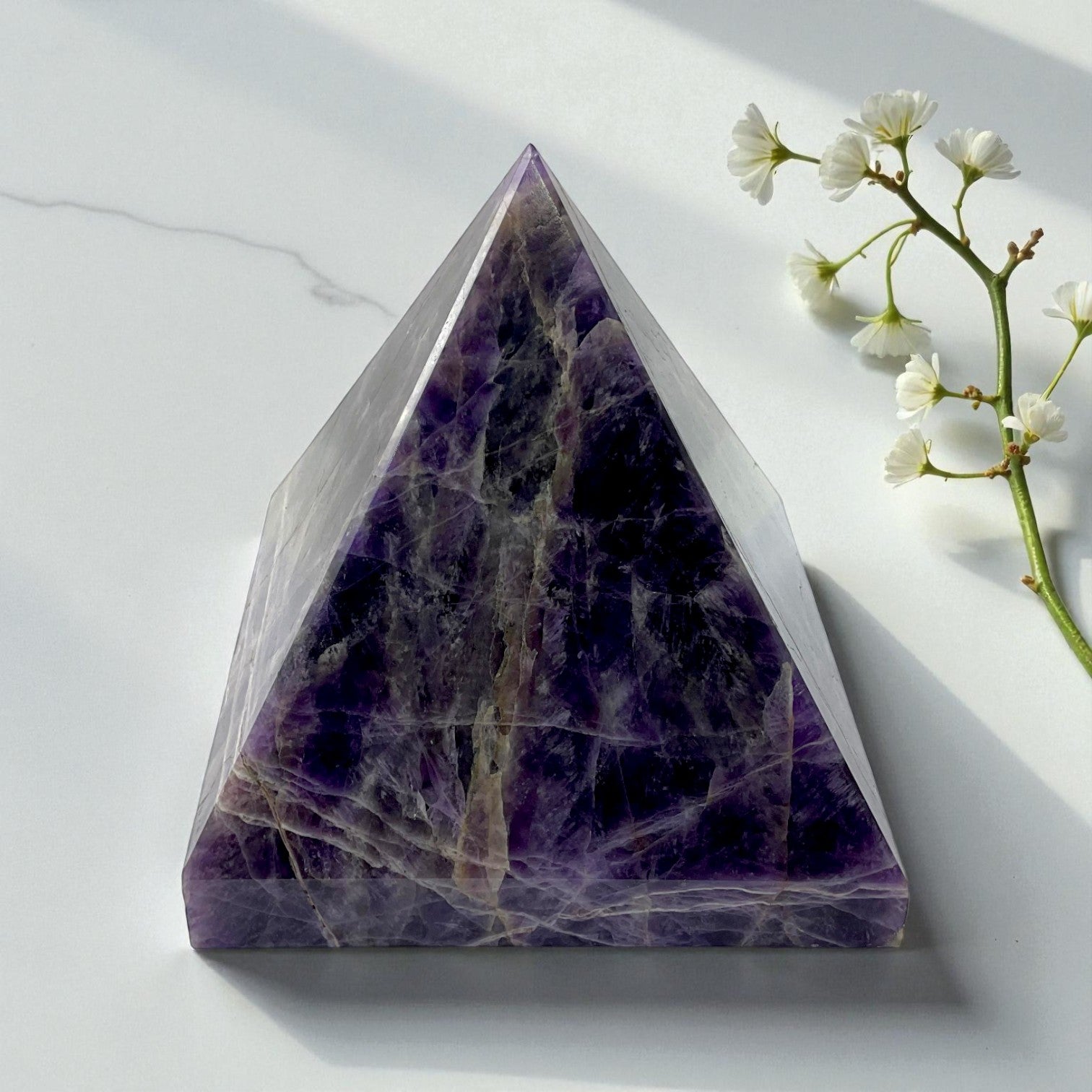 Amethyst pyramid