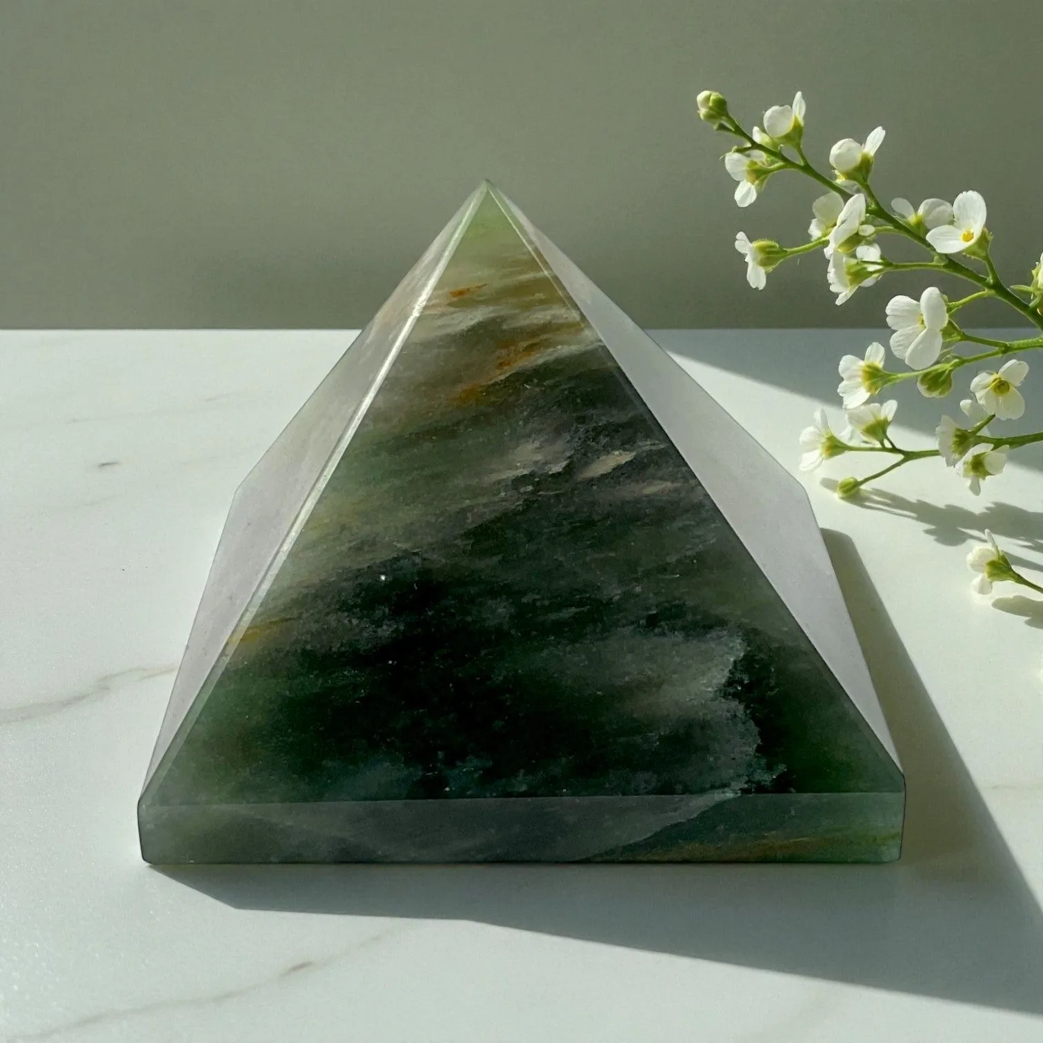 Green Aventurine pyramid