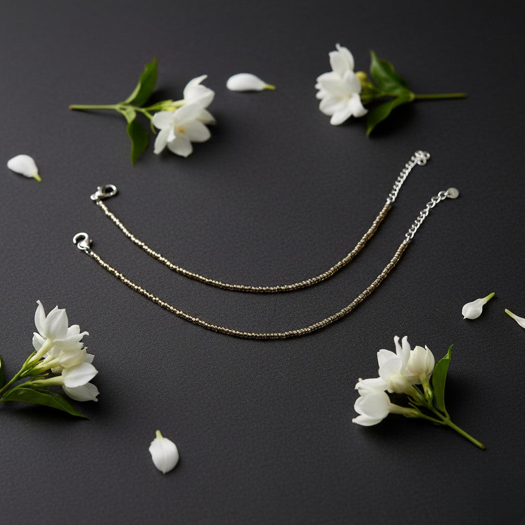 Pyrite Anklet (Single Pic)