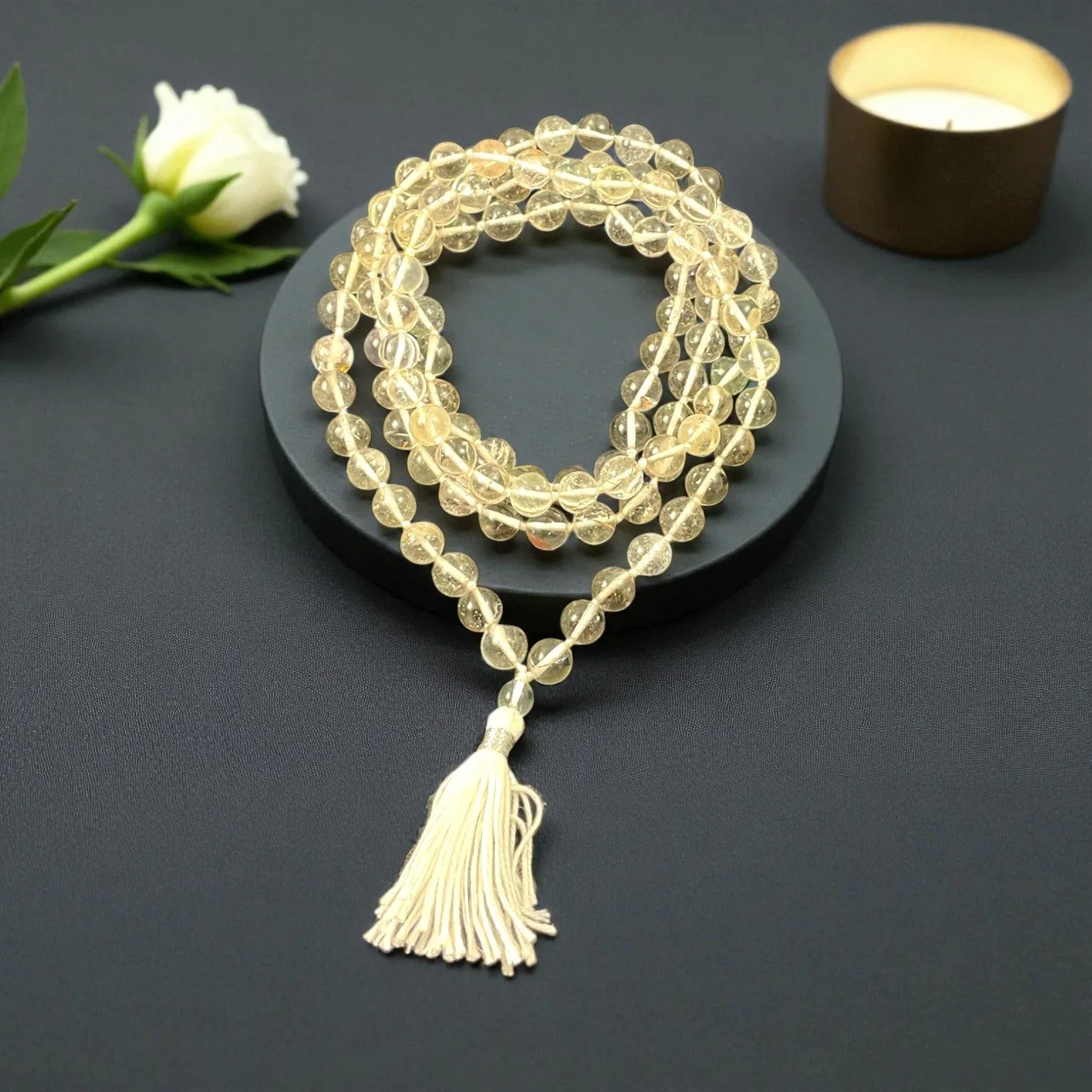 Garden Quartz Mala (108 beads) 8 mm
