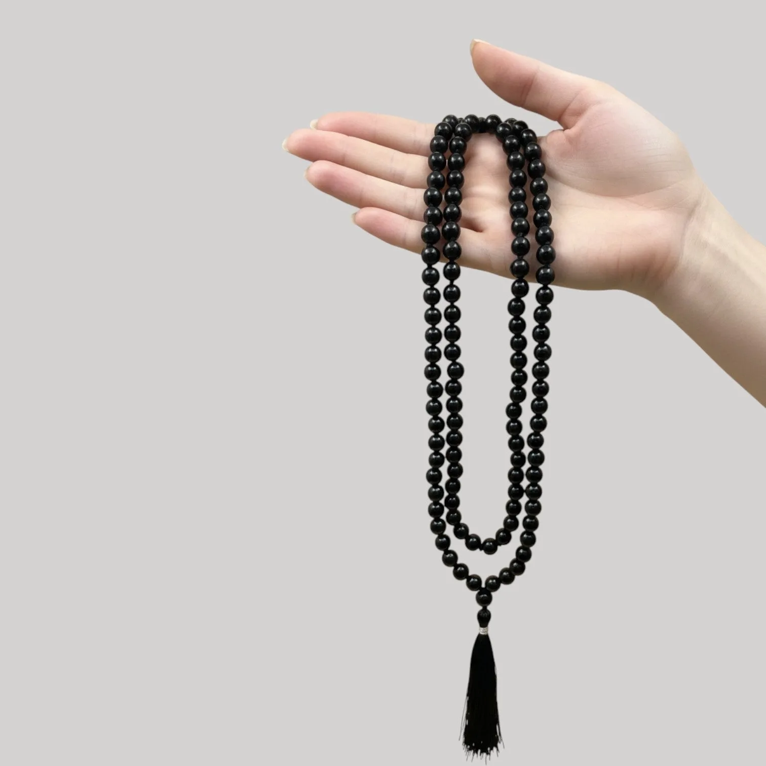 Black Obsidian Mala (108 beads) 8 mm