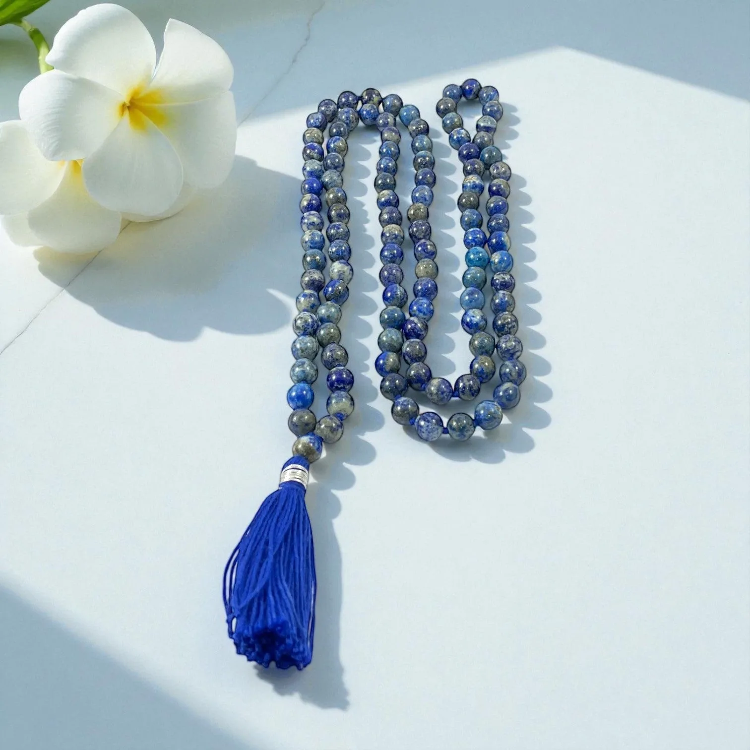 Lapis Lazuli Mala (108 beads) 8 mm