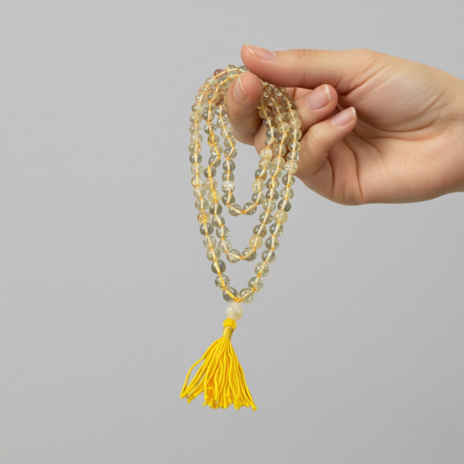 Citrine Mala (108 beads) 7 mm