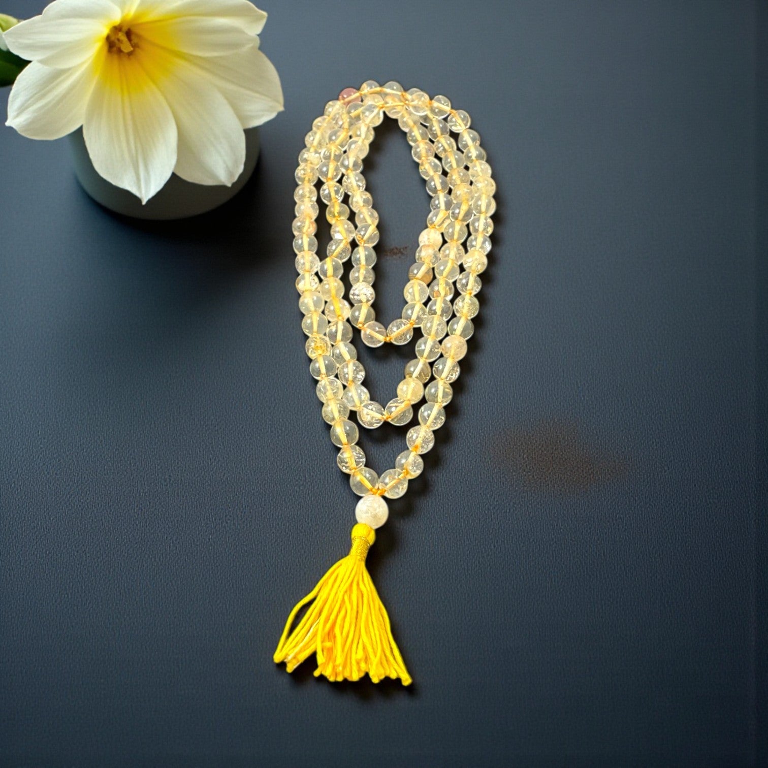 Citrine Mala (108 beads) 7 mm