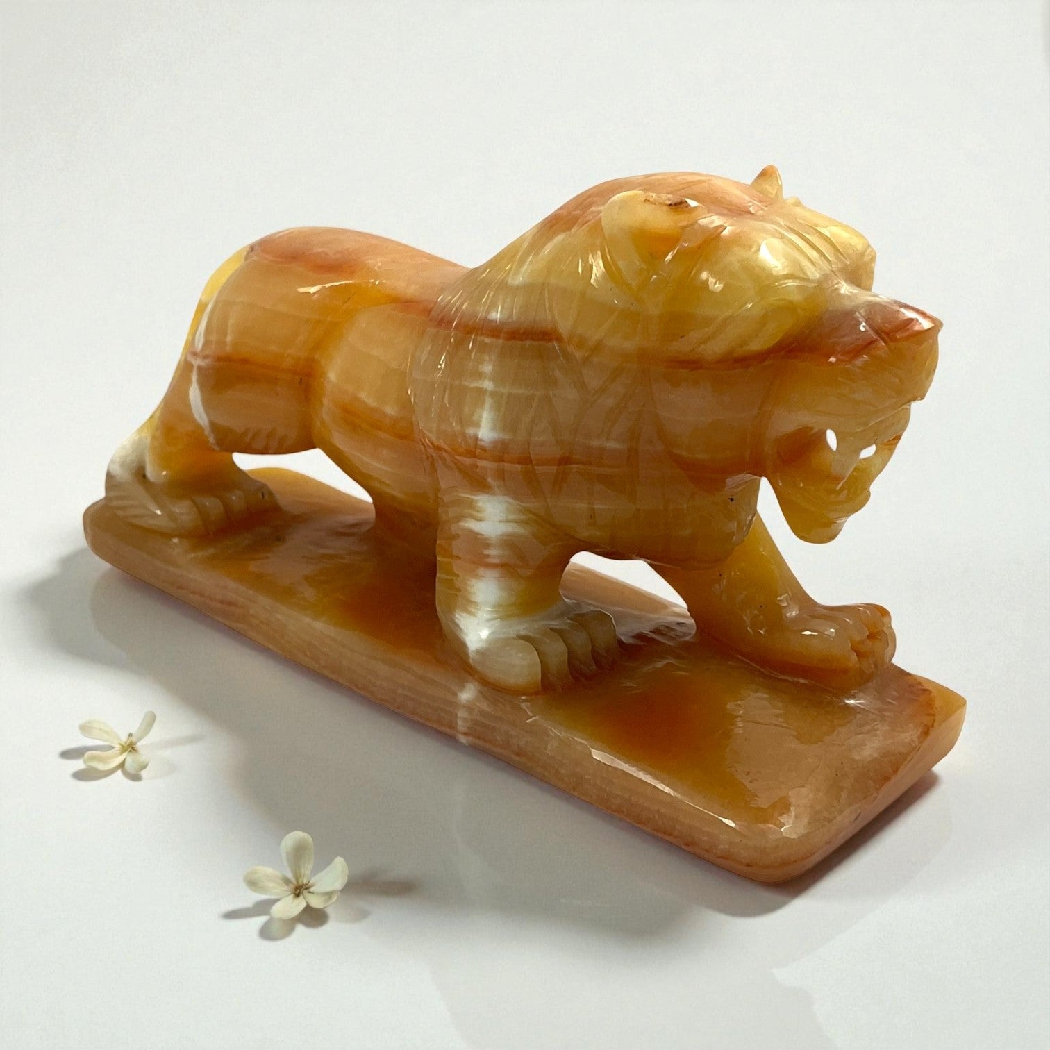 Yellow Calsite Lion