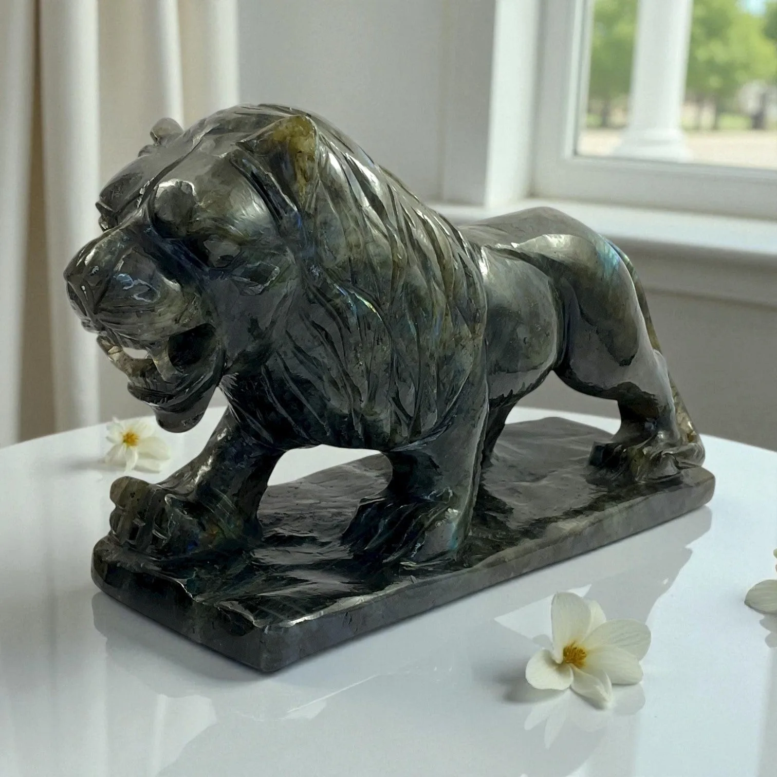 Labrodorite Lion